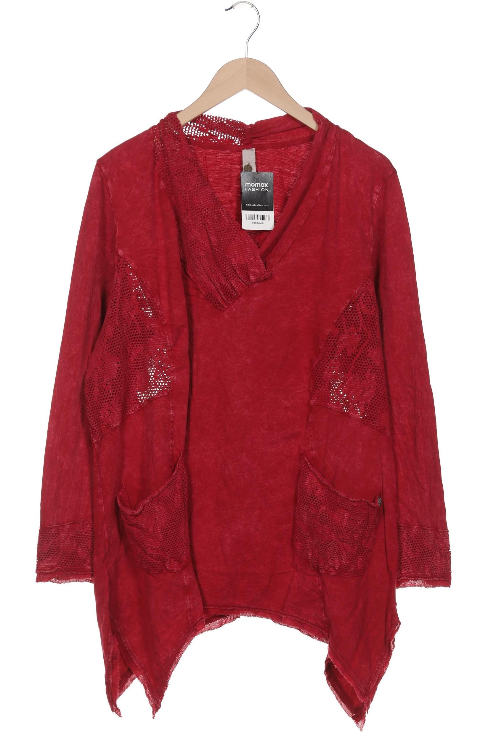 

tredy Damen Langarmshirt, rot, Gr. 48