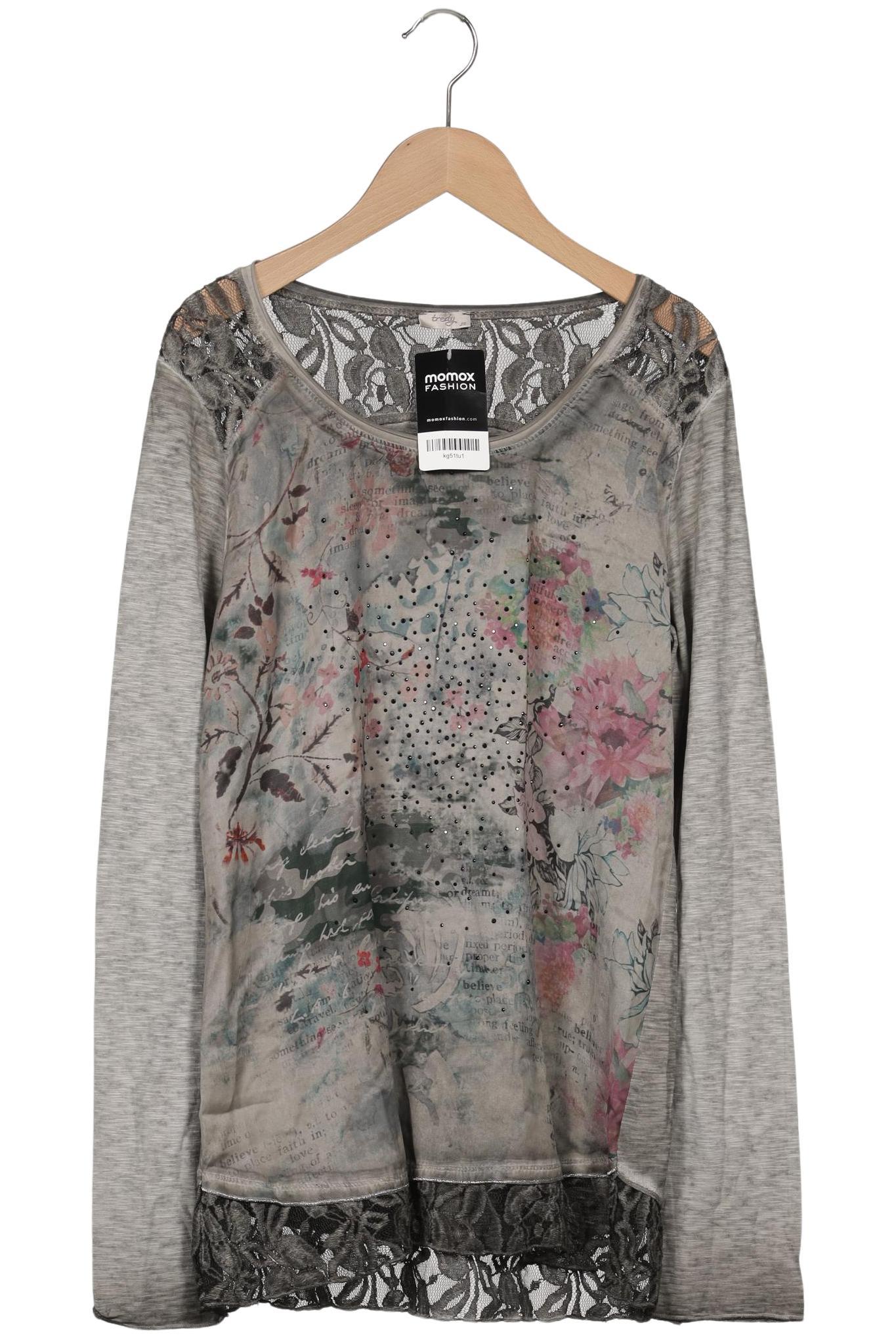 

tredy Damen Langarmshirt, grau, Gr. 36