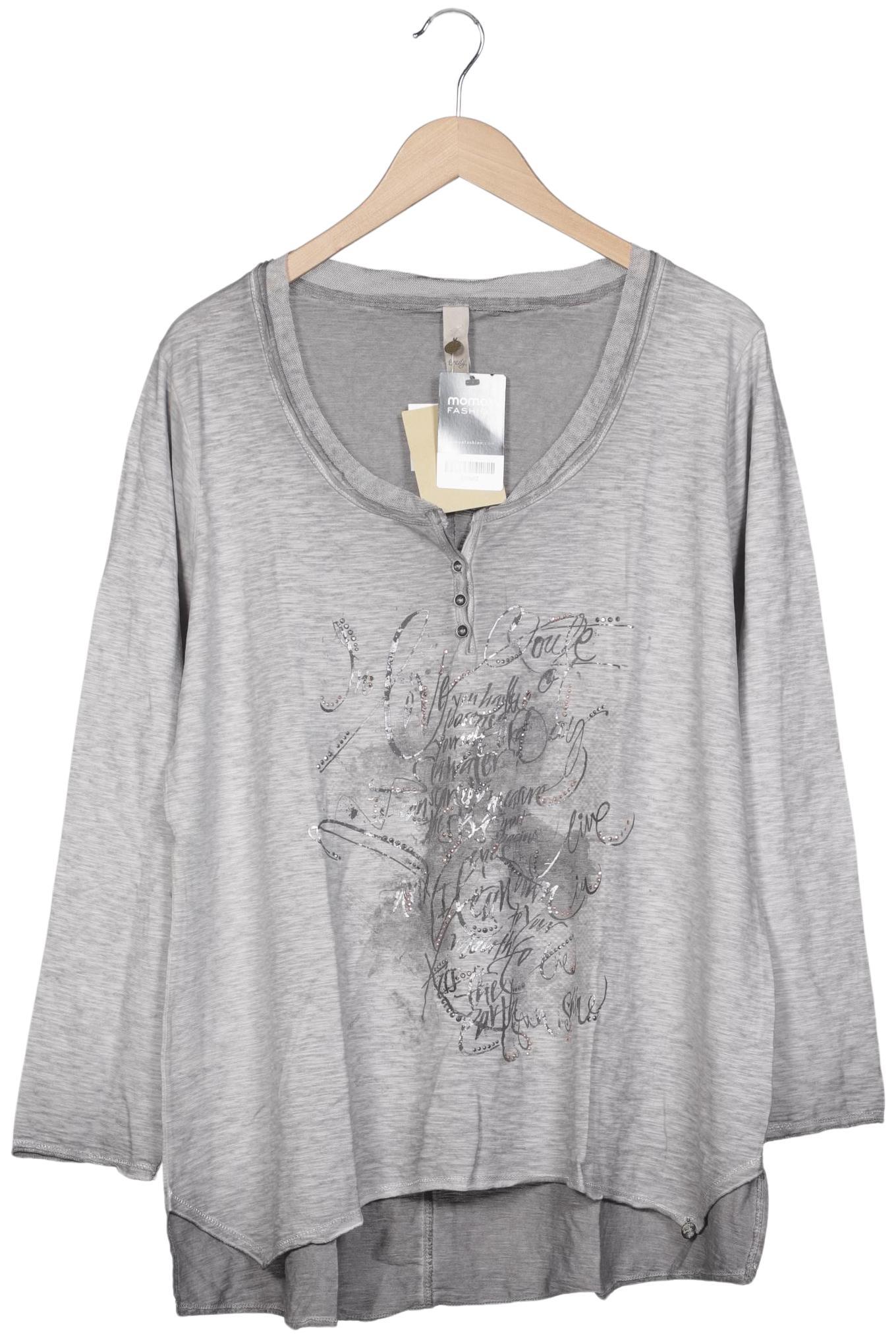 

tredy Damen Langarmshirt, grau, Gr. 46