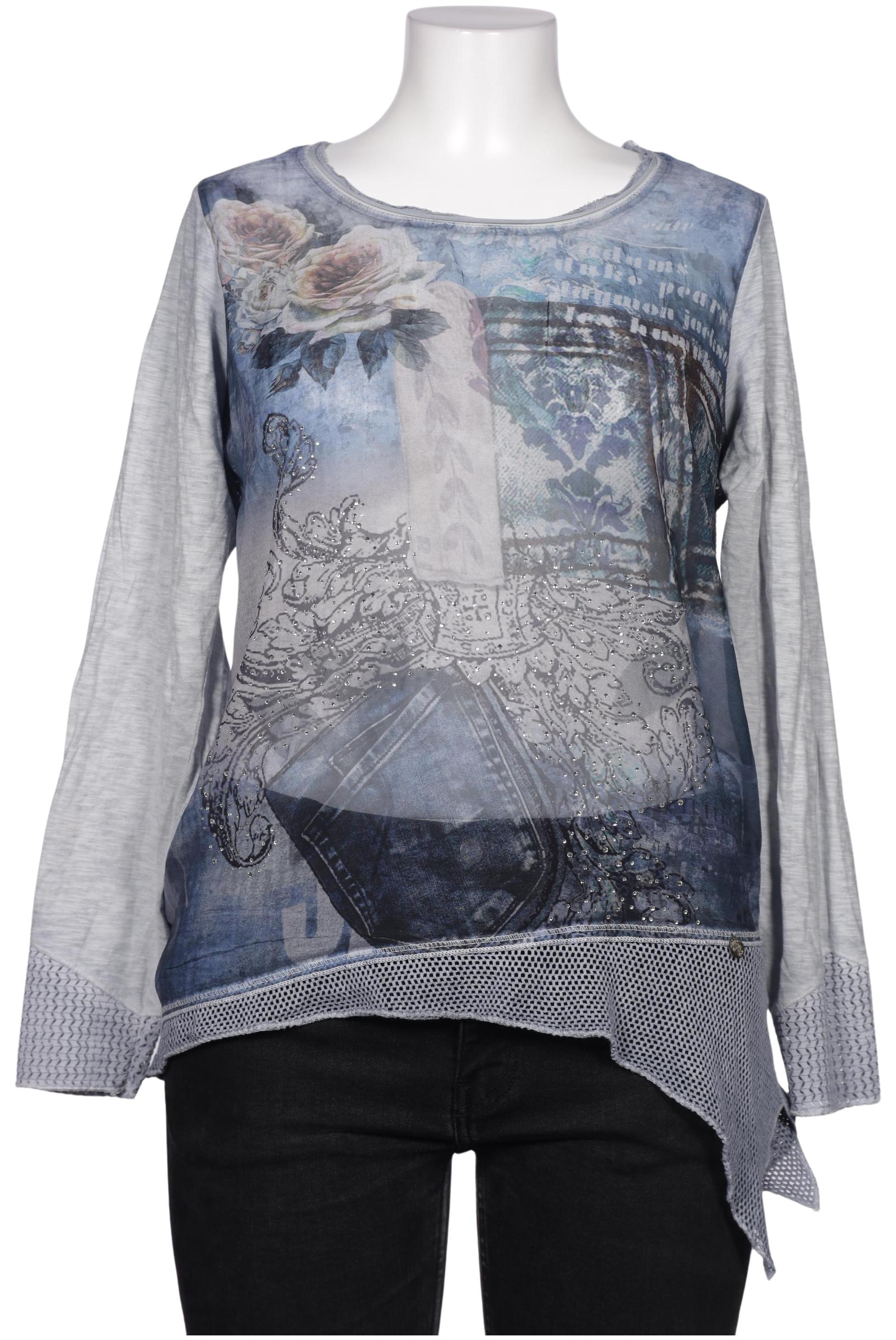 

tredy Damen Langarmshirt, blau, Gr. 42