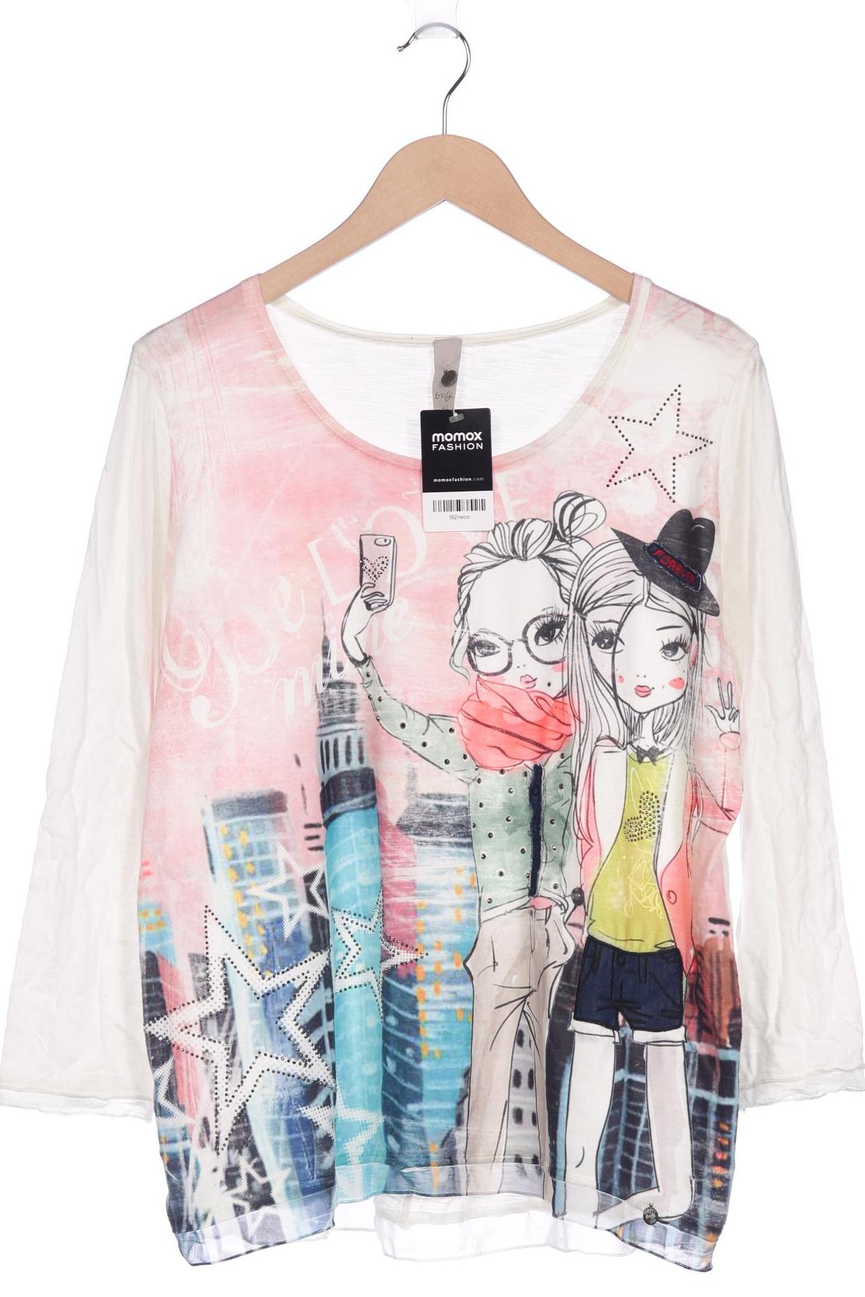 

tredy Damen Langarmshirt, cremeweiß, Gr. 42