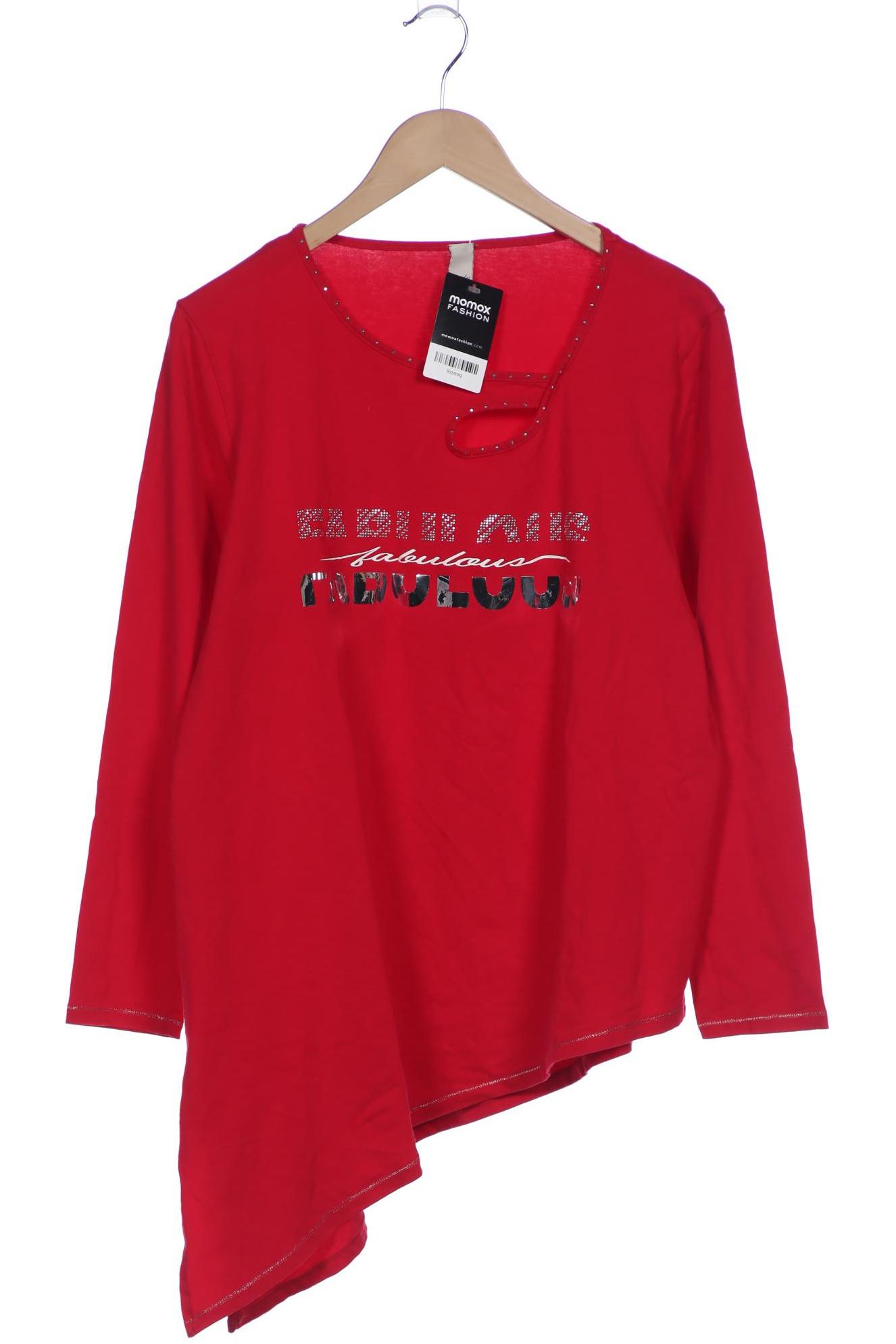 

tredy Damen Langarmshirt, rot, Gr. 46