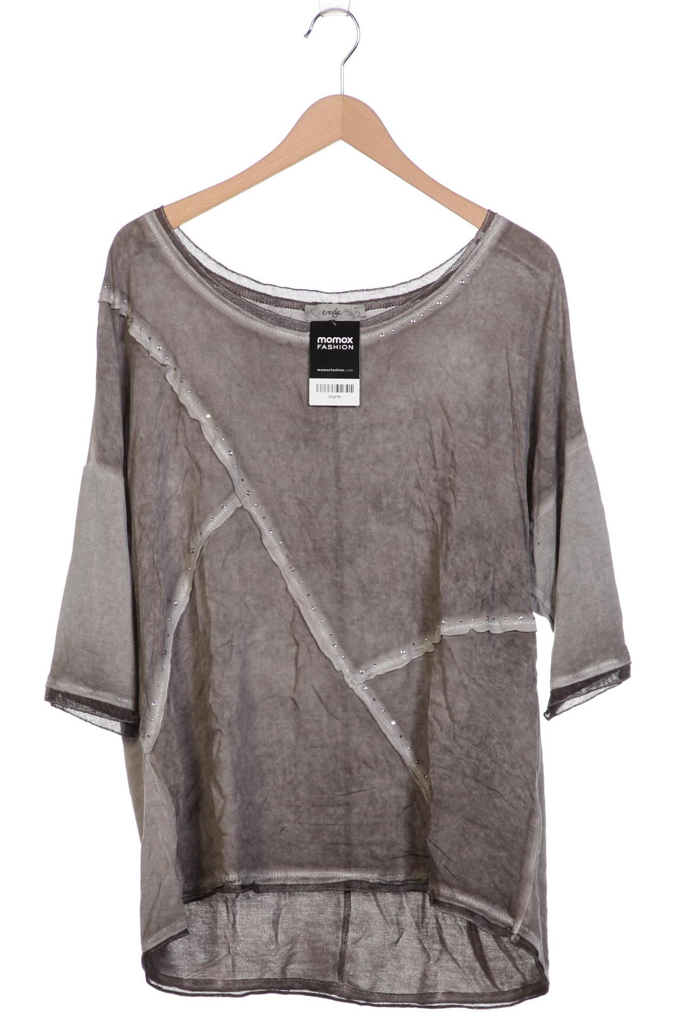 

tredy Damen Langarmshirt, grau, Gr. 46