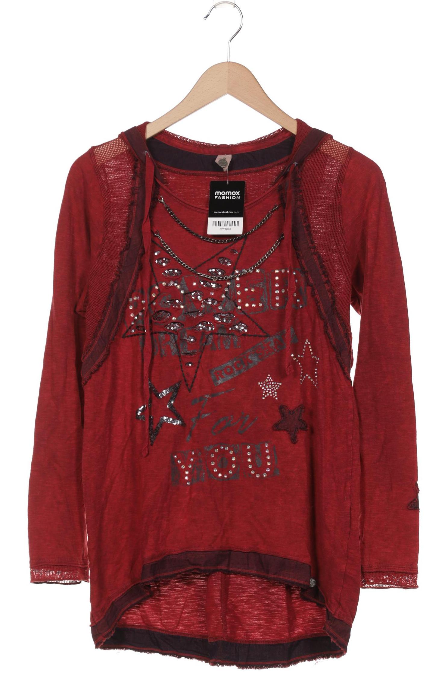 

tredy Damen Langarmshirt, rot, Gr. 38