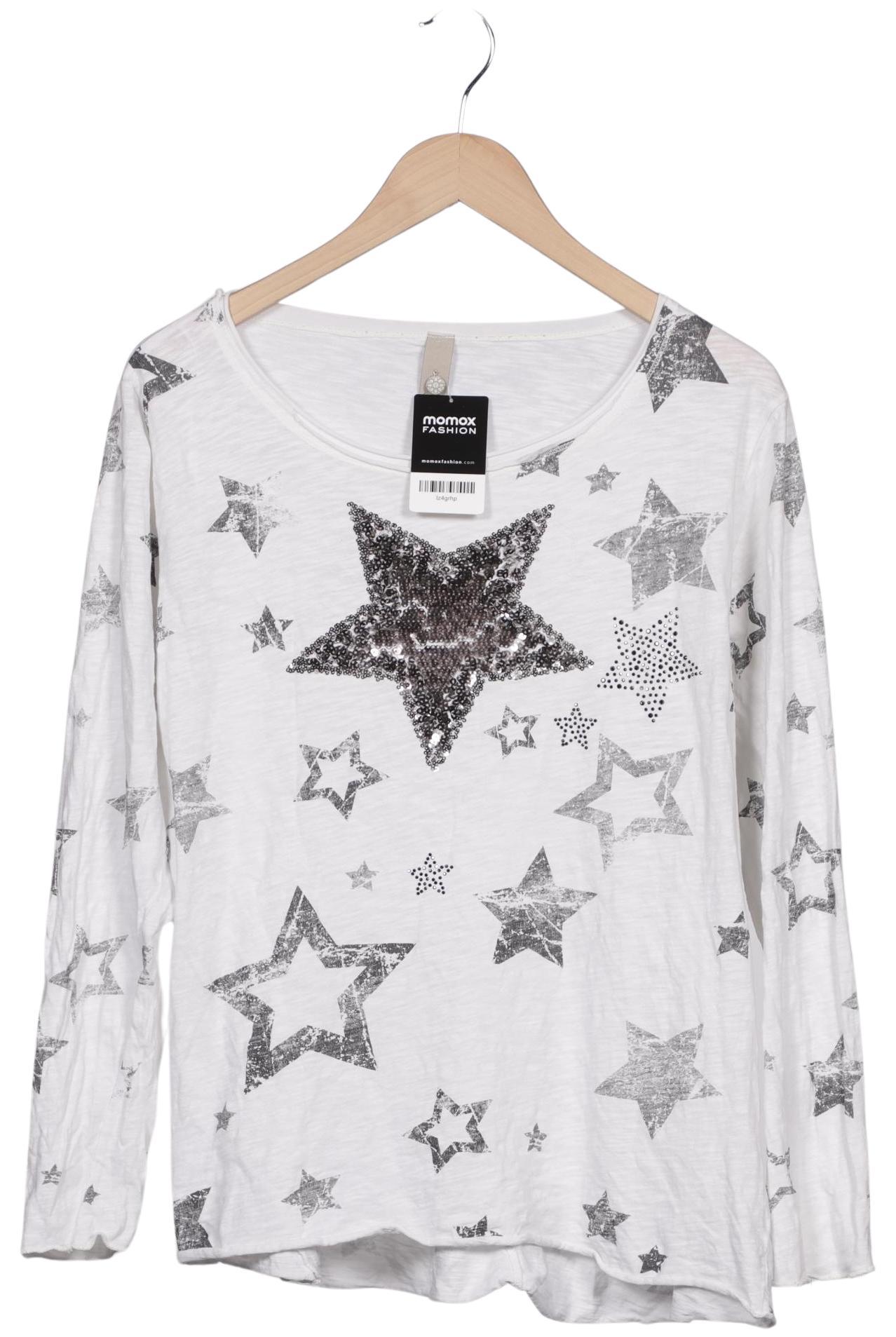 

tredy Damen Langarmshirt, weiß, Gr. 42
