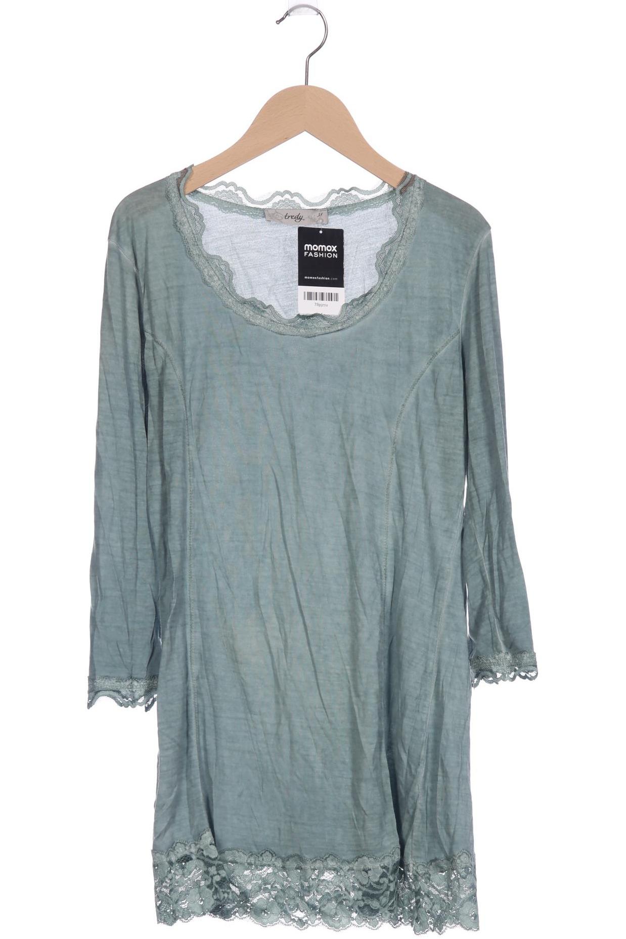

tredy Damen Langarmshirt, türkis, Gr. 38
