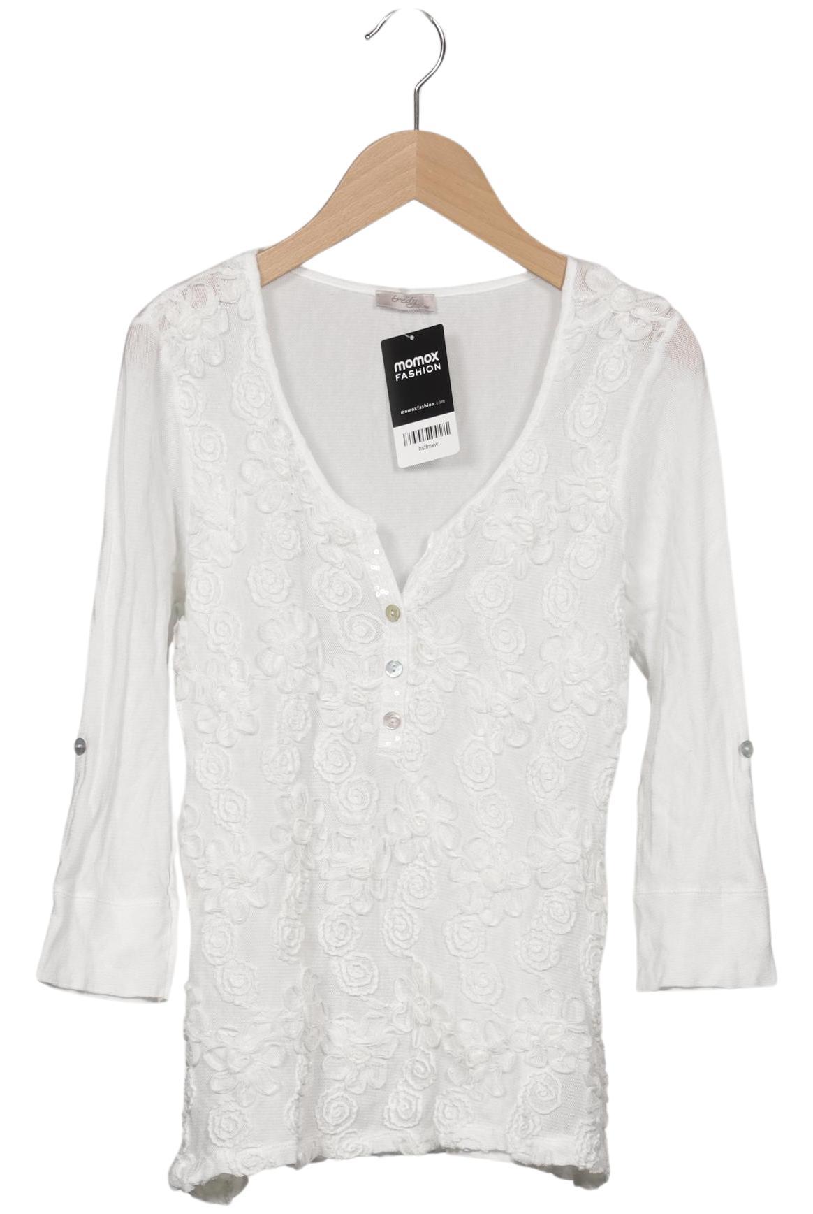 

tredy Damen Langarmshirt, weiß, Gr. 36