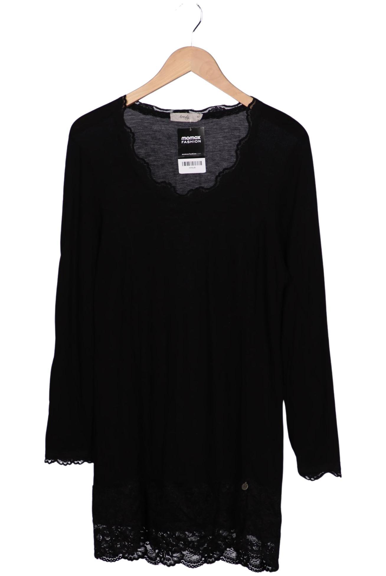 

tredy Damen Langarmshirt, schwarz, Gr. 42