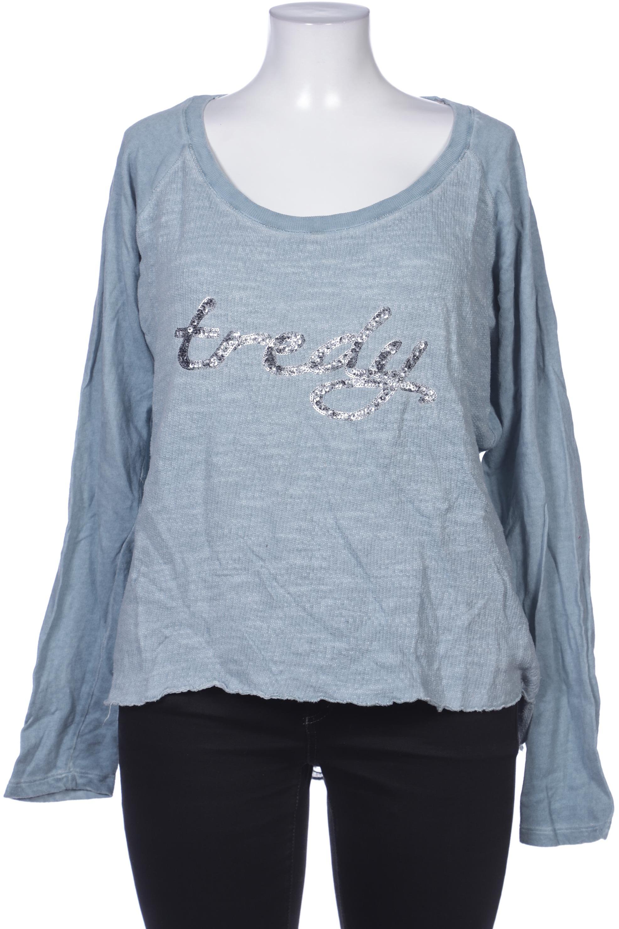 

tredy Damen Langarmshirt, blau, Gr. 44