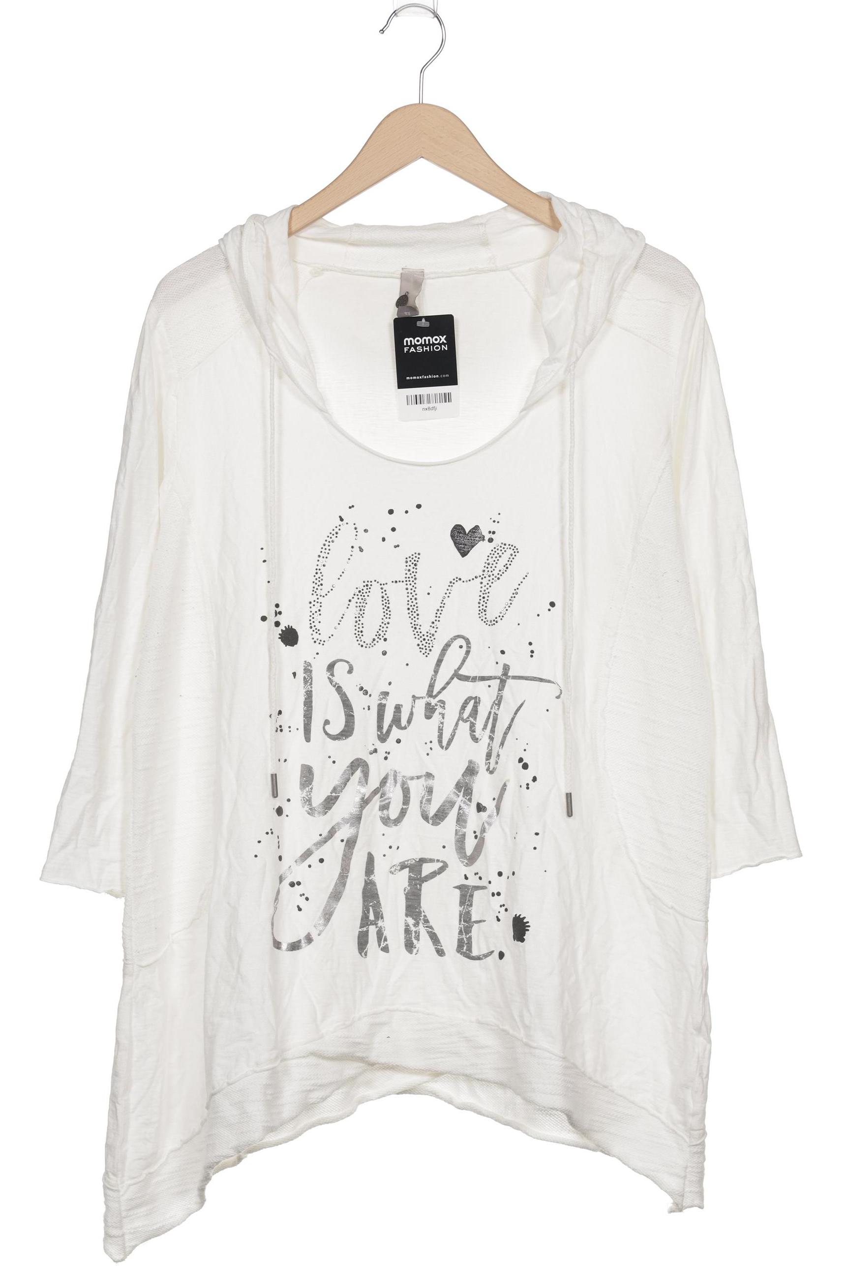 

tredy Damen Langarmshirt, weiß, Gr. 48