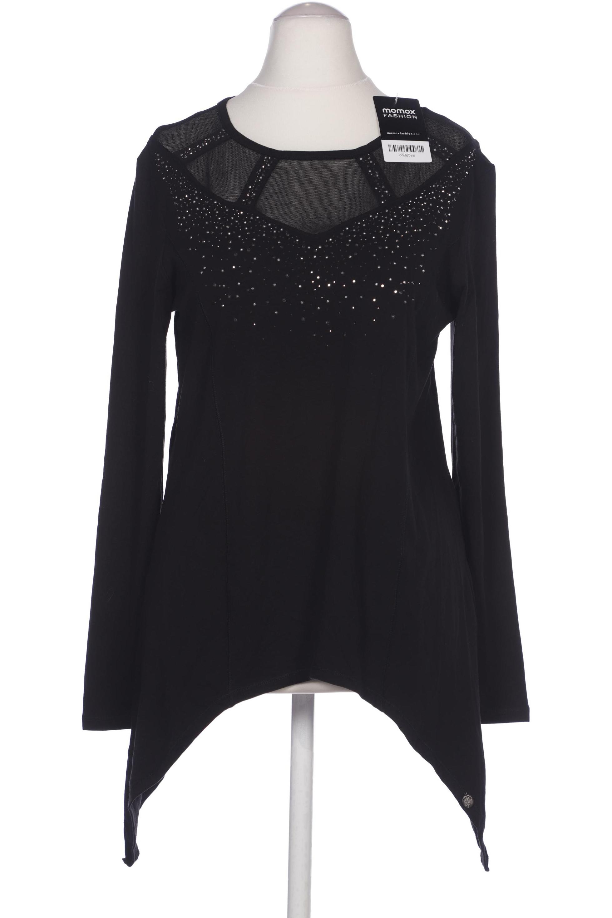 

tredy Damen Langarmshirt, schwarz, Gr. 38