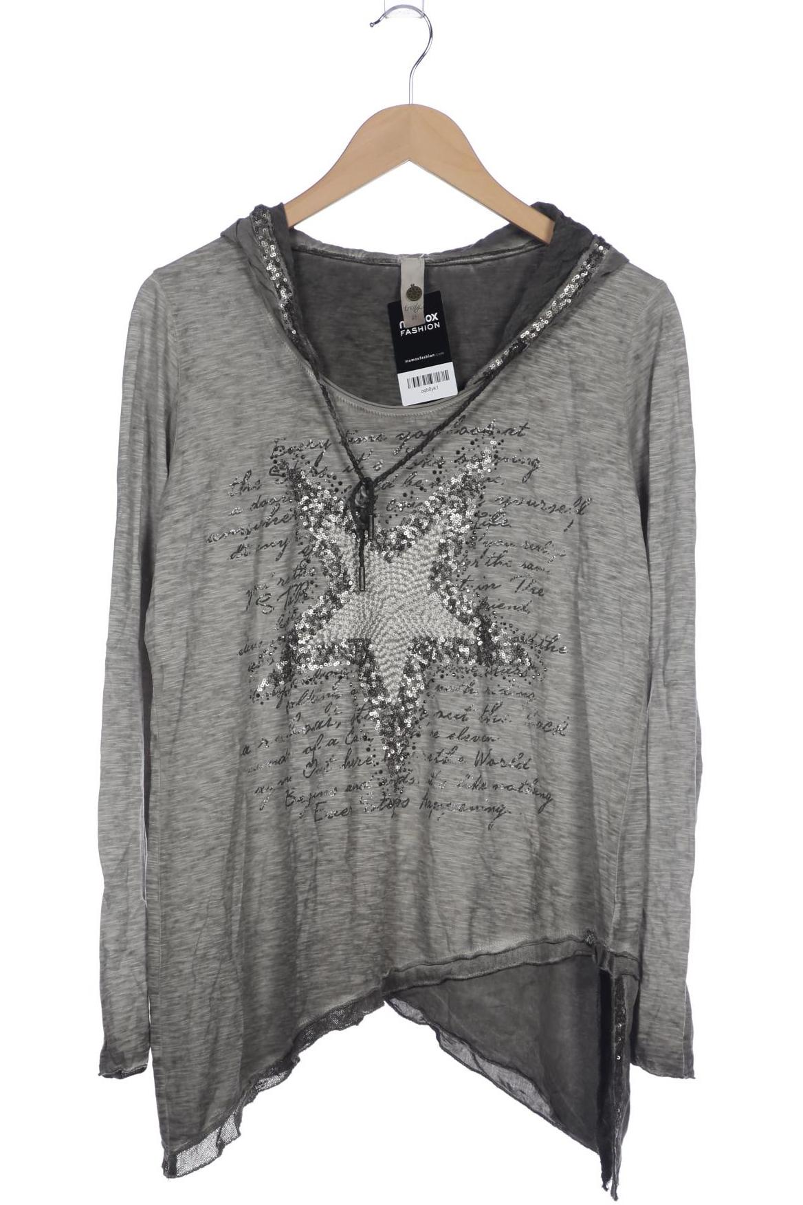 

tredy Damen Langarmshirt, grau, Gr. 40