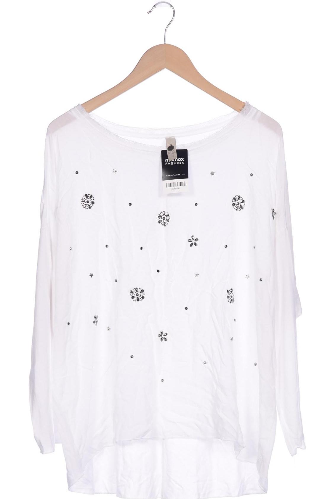 

tredy Damen Langarmshirt, weiß, Gr. 46