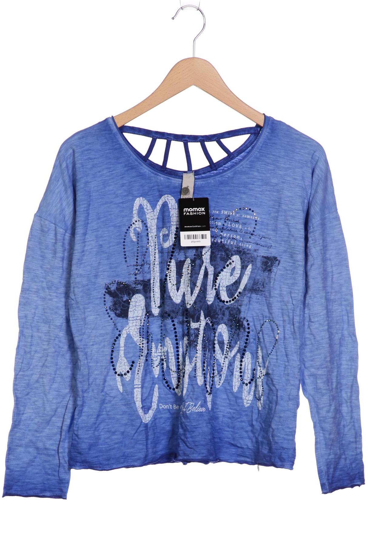 

tredy Damen Langarmshirt, blau, Gr. 38
