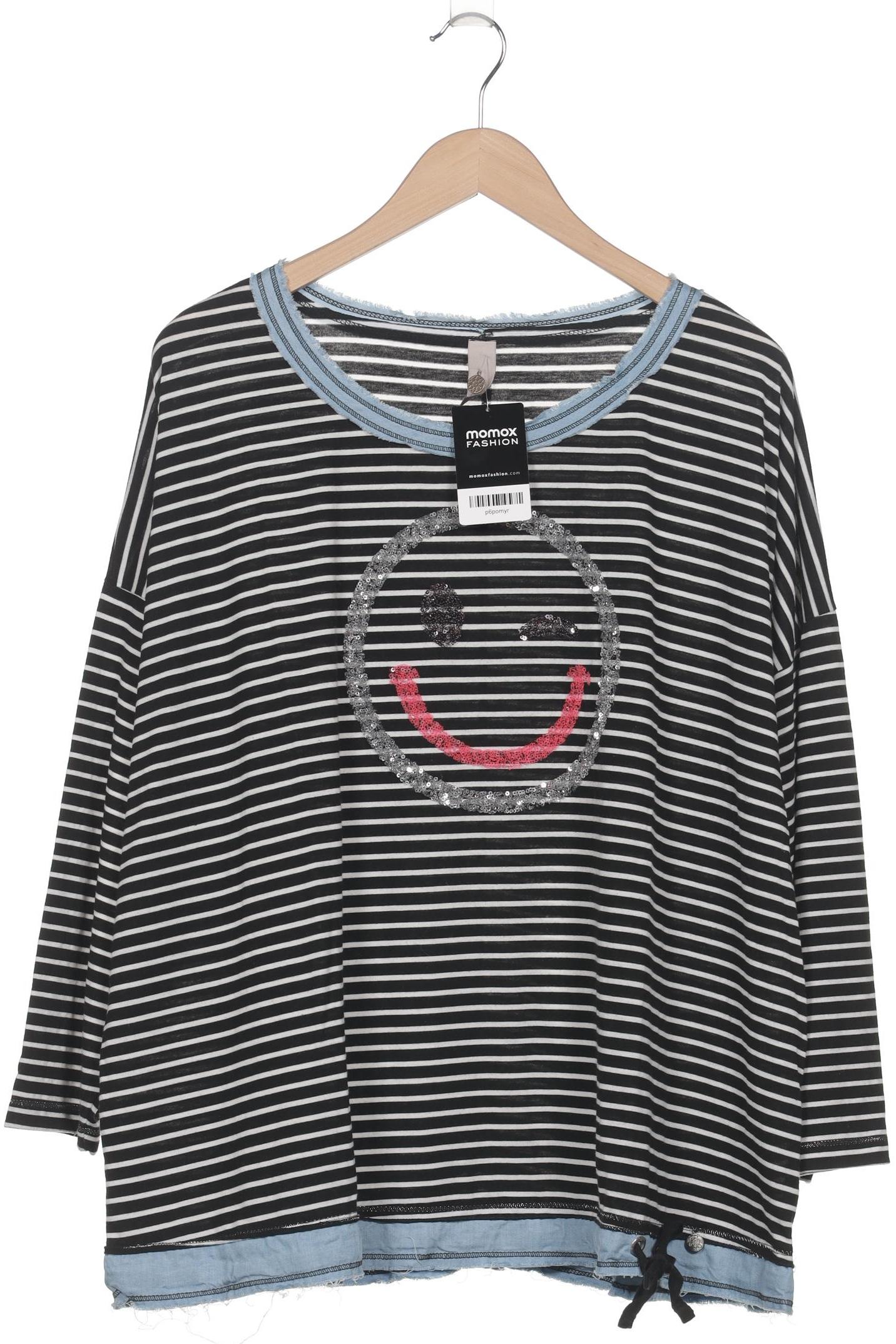 

tredy Damen Langarmshirt, schwarz, Gr. 48