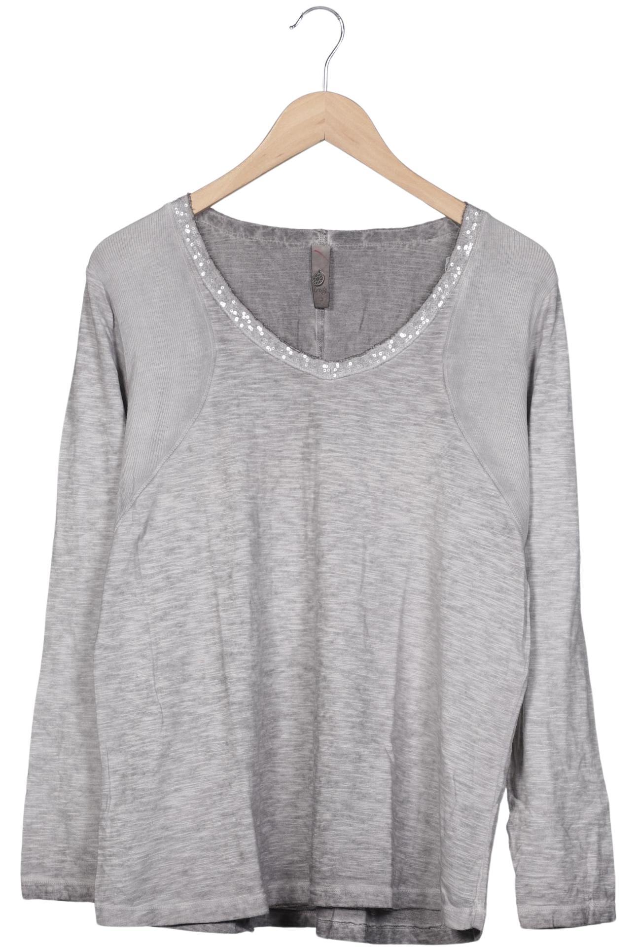 

tredy Damen Langarmshirt, grau, Gr. 46