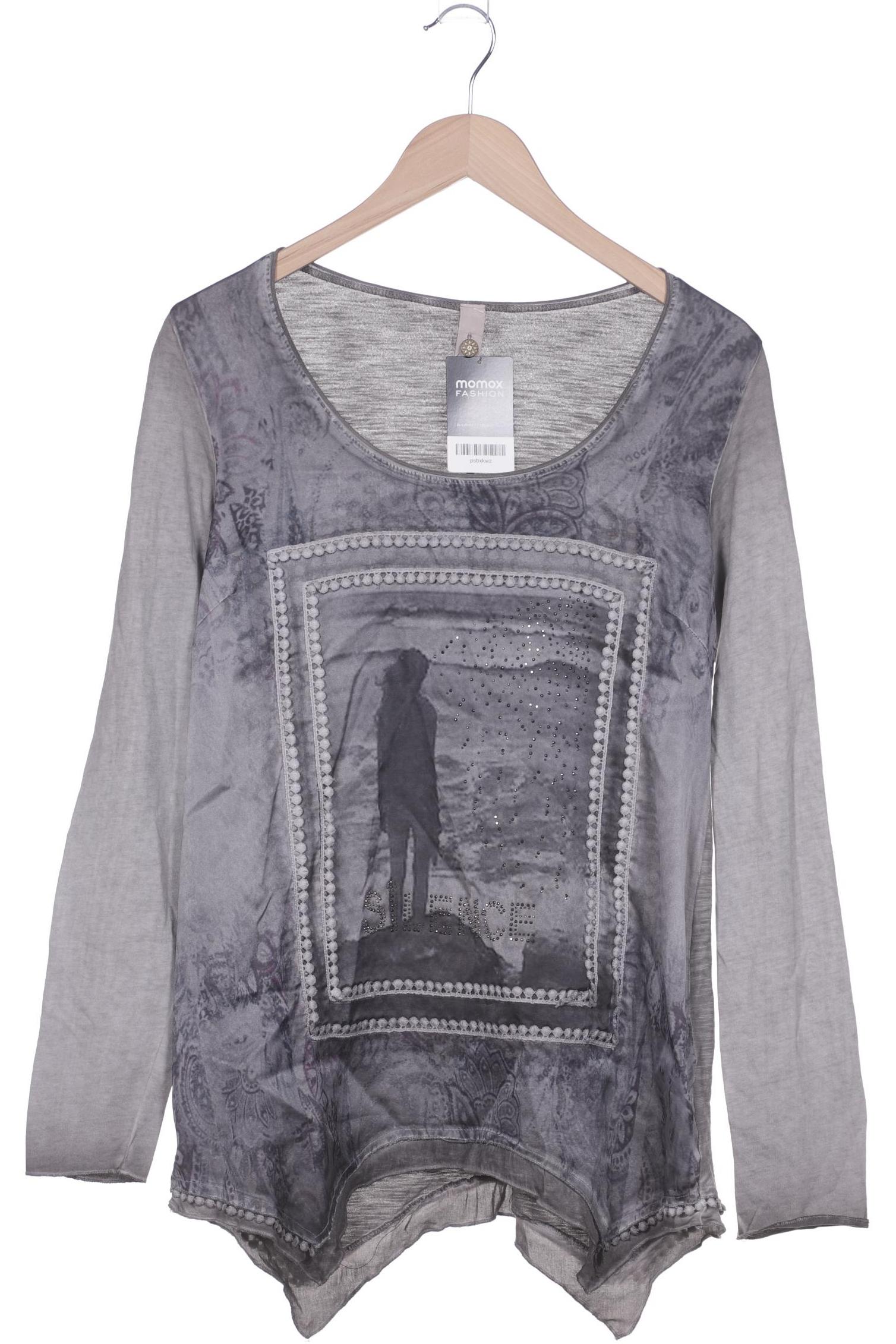 

tredy Damen Langarmshirt, grau, Gr. 40