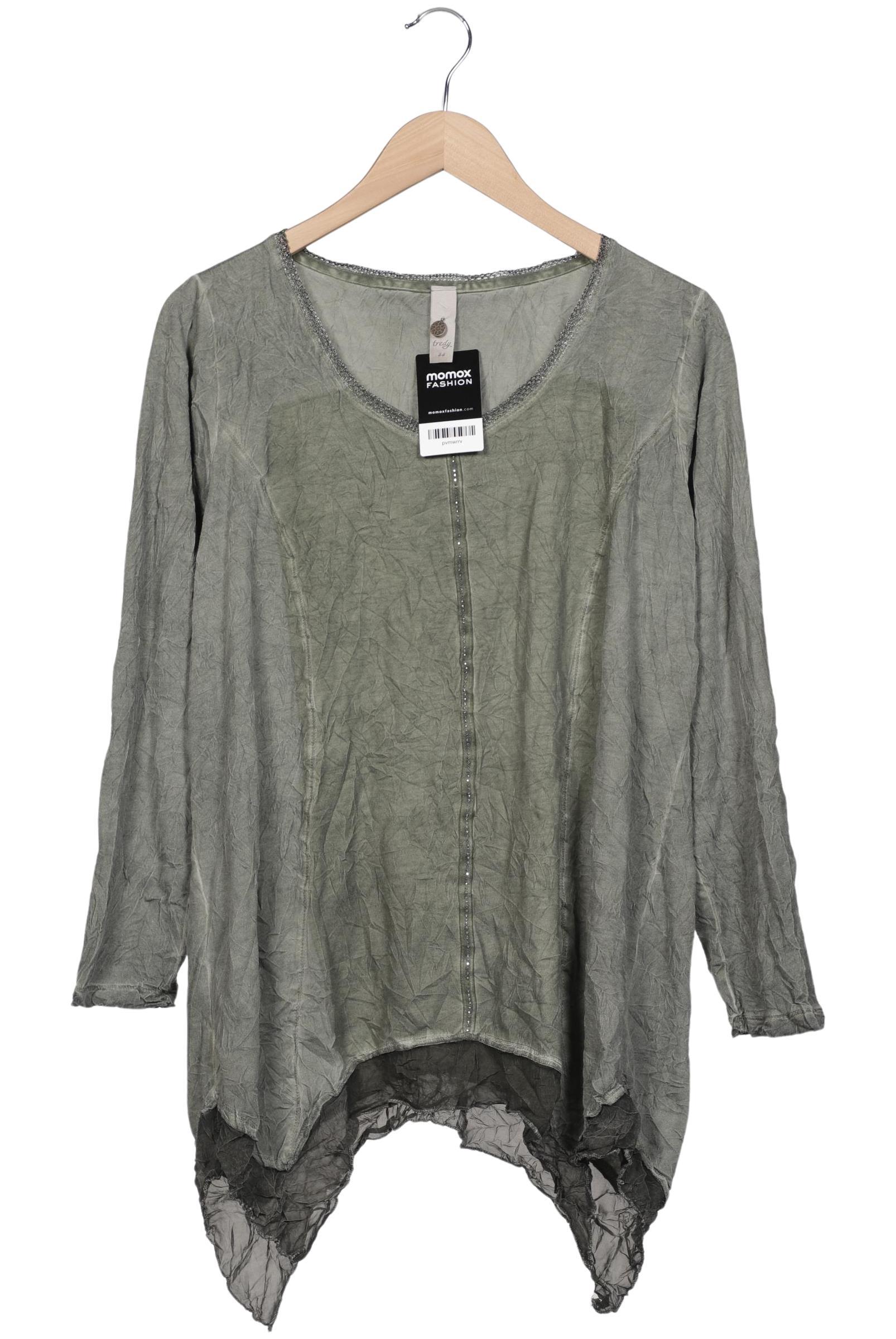 

tredy Damen Langarmshirt, grün, Gr. 44