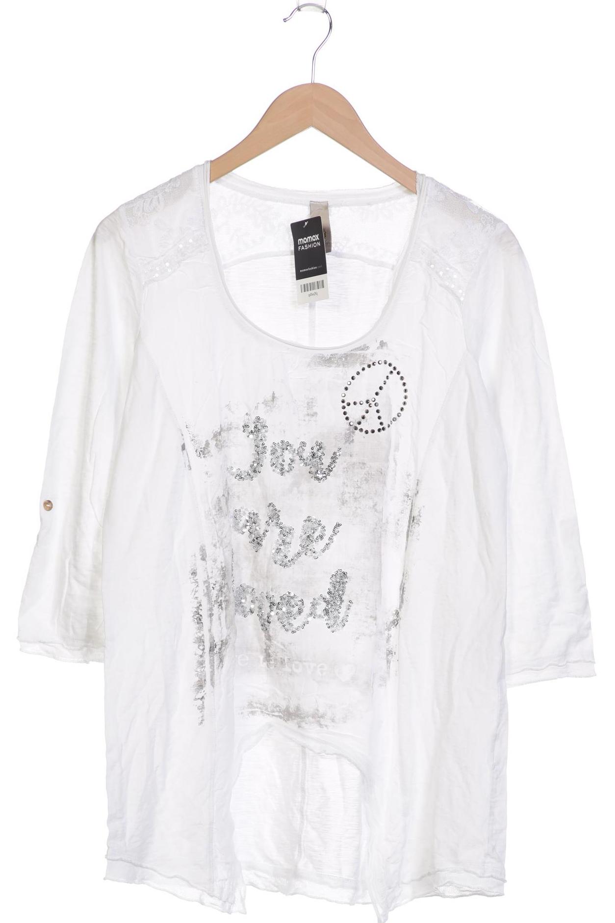 

tredy Damen Langarmshirt, weiß, Gr. 40