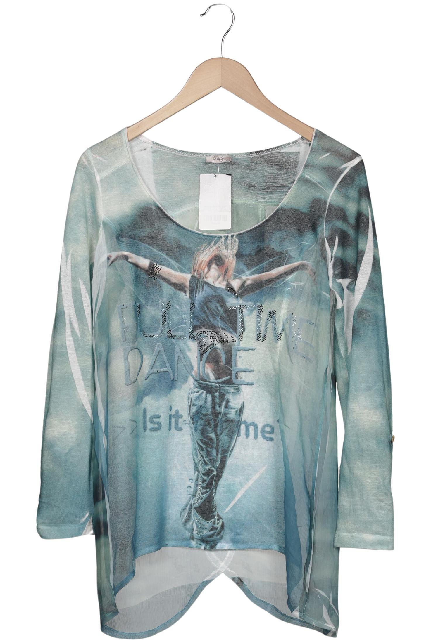 

tredy Damen Langarmshirt, hellblau, Gr. 40