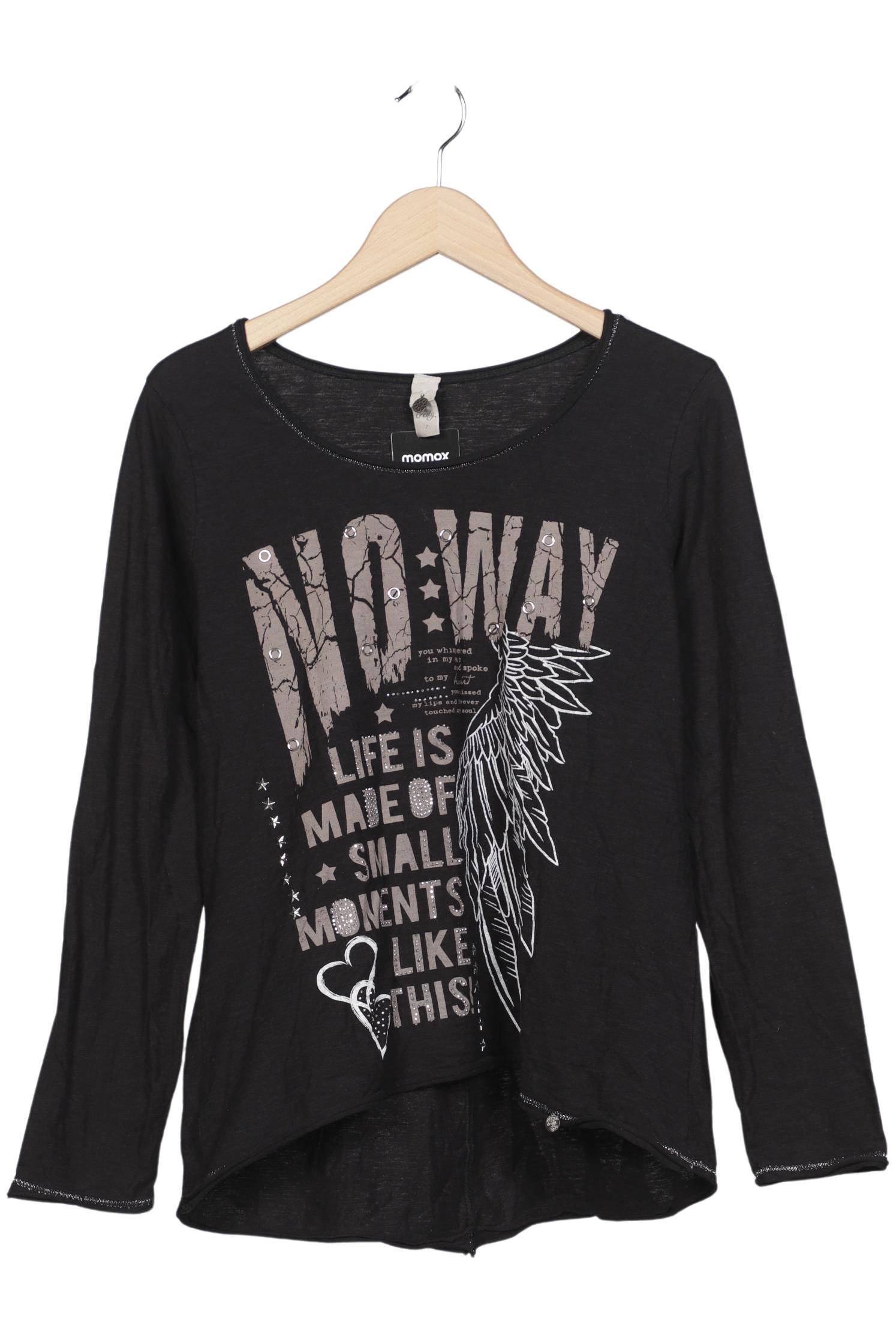 

tredy Damen Langarmshirt, schwarz, Gr. 36