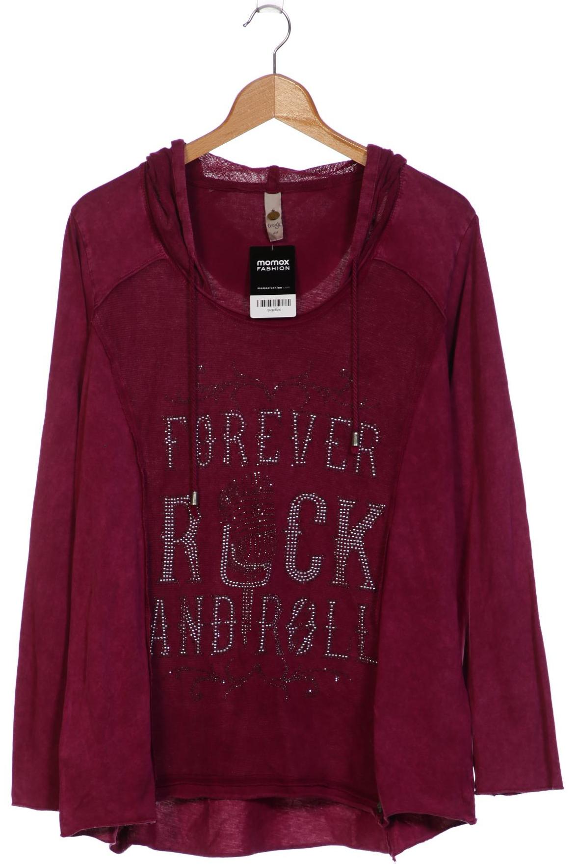 

tredy Damen Langarmshirt, bordeaux, Gr. 44