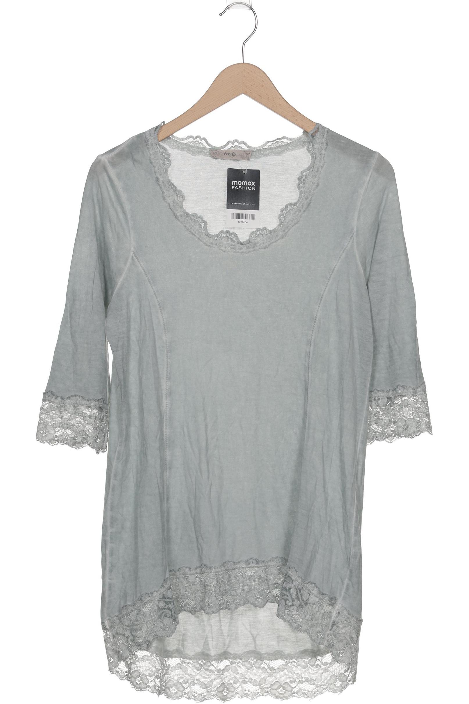 

tredy Damen Langarmshirt, türkis, Gr. 40