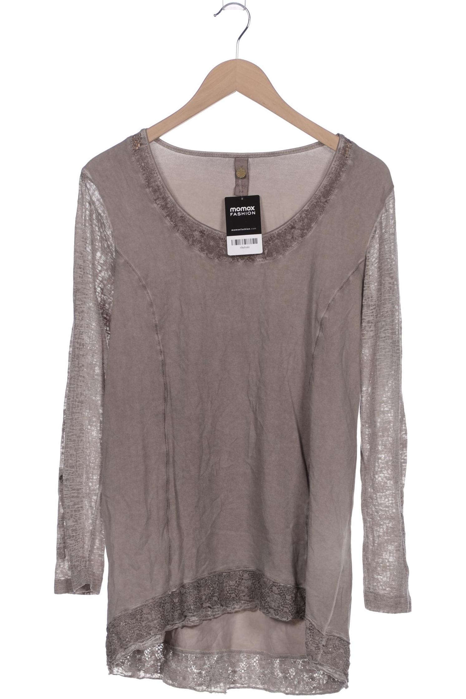 

tredy Damen Langarmshirt, beige, Gr. 44