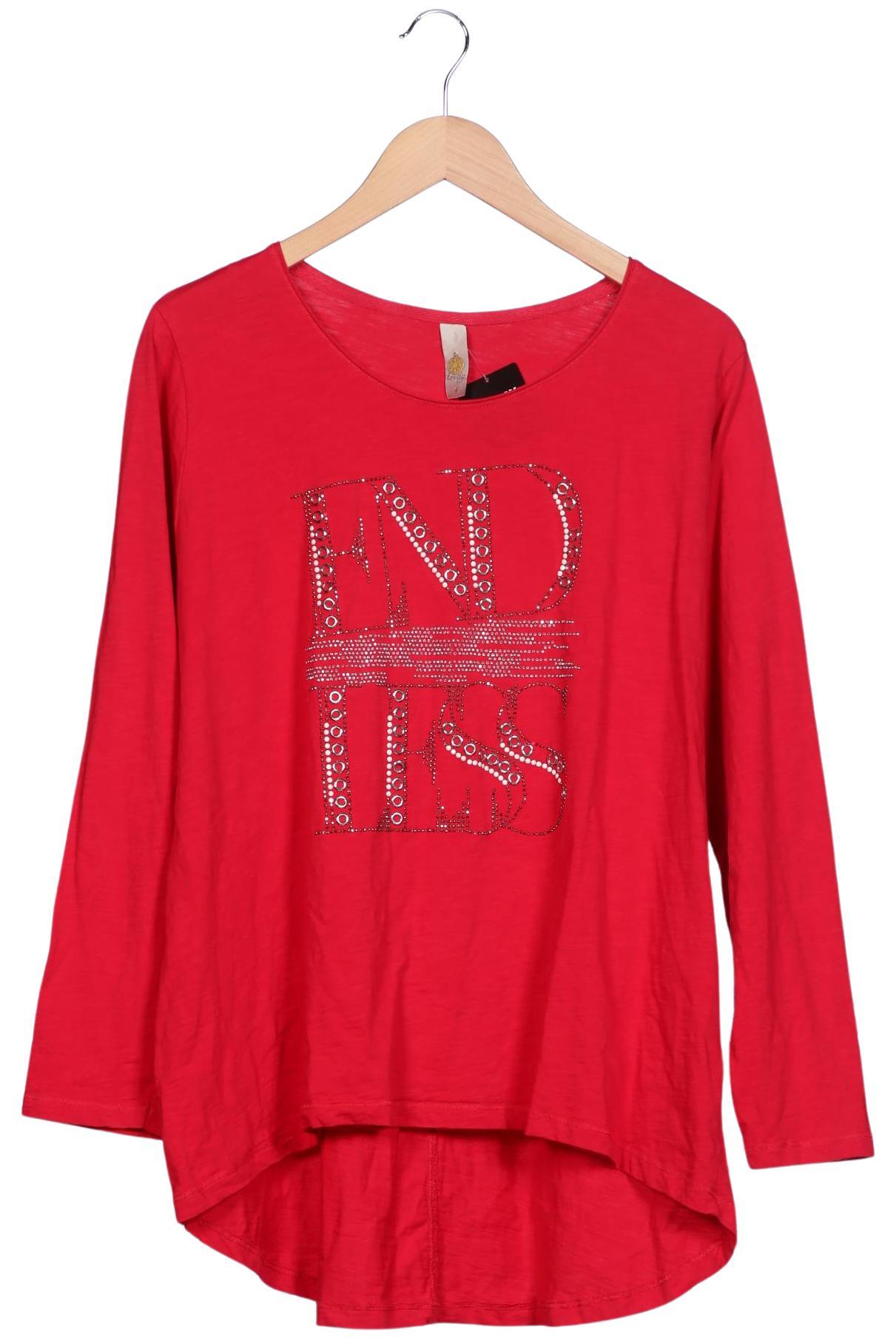 

tredy Damen Langarmshirt, rot, Gr. 48