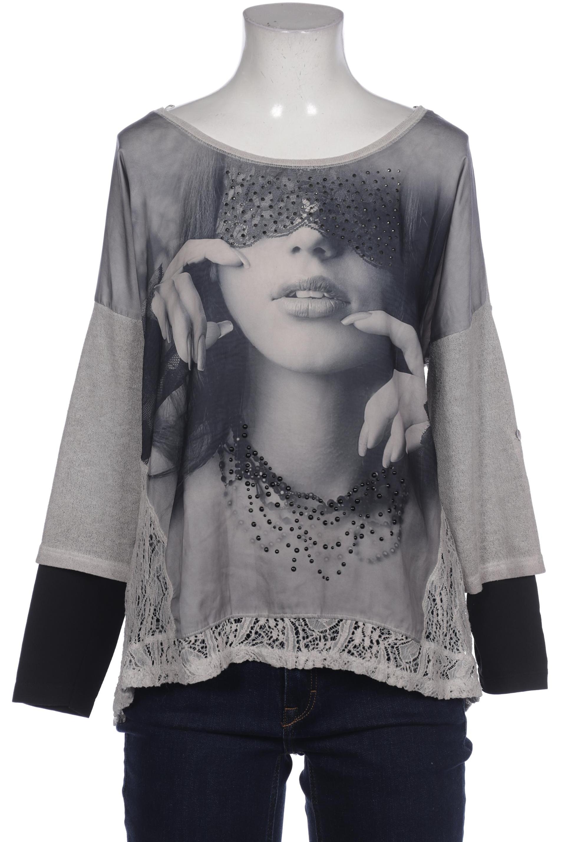 

tredy Damen Langarmshirt, grau, Gr. 42