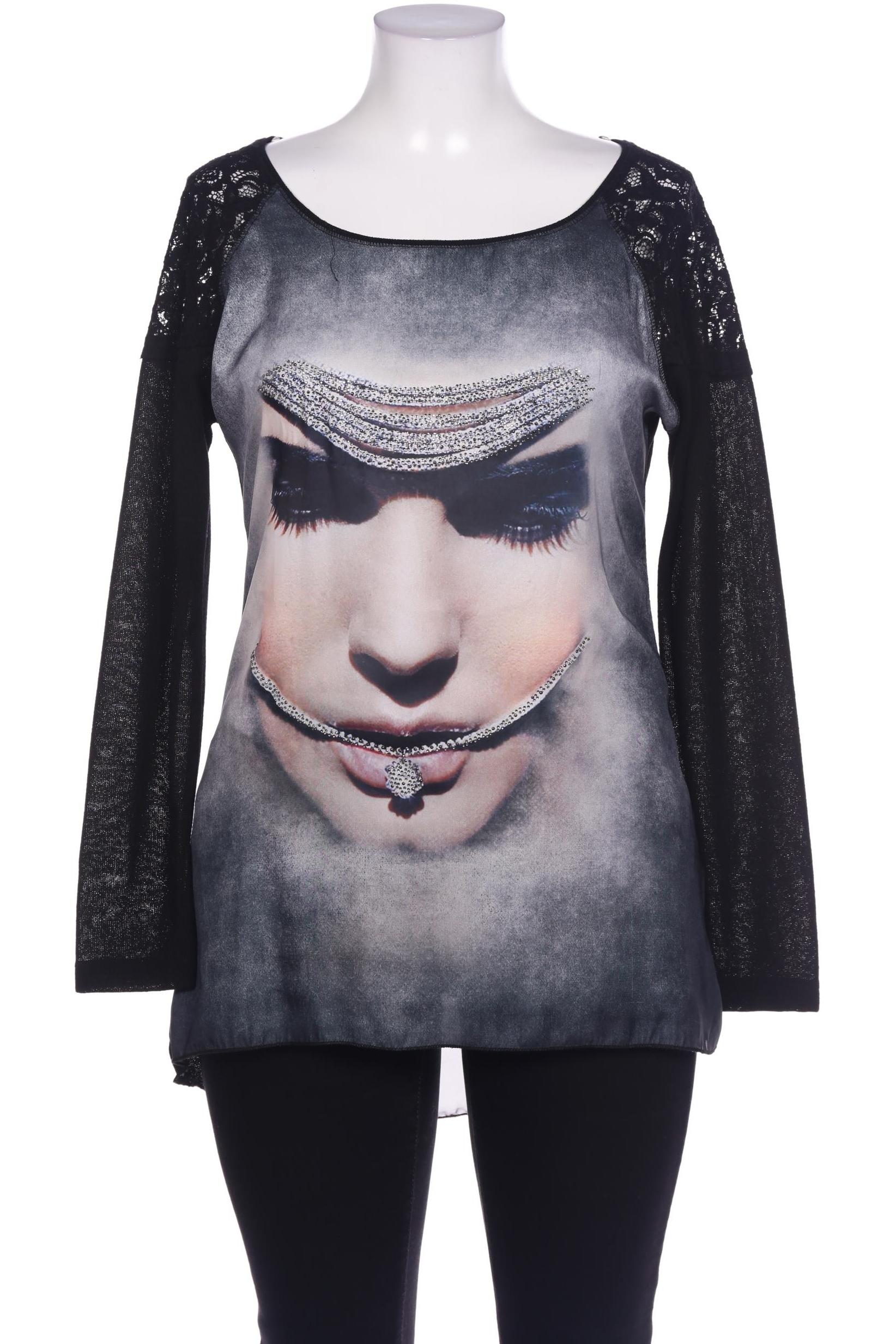 

tredy Damen Langarmshirt, schwarz, Gr. 38