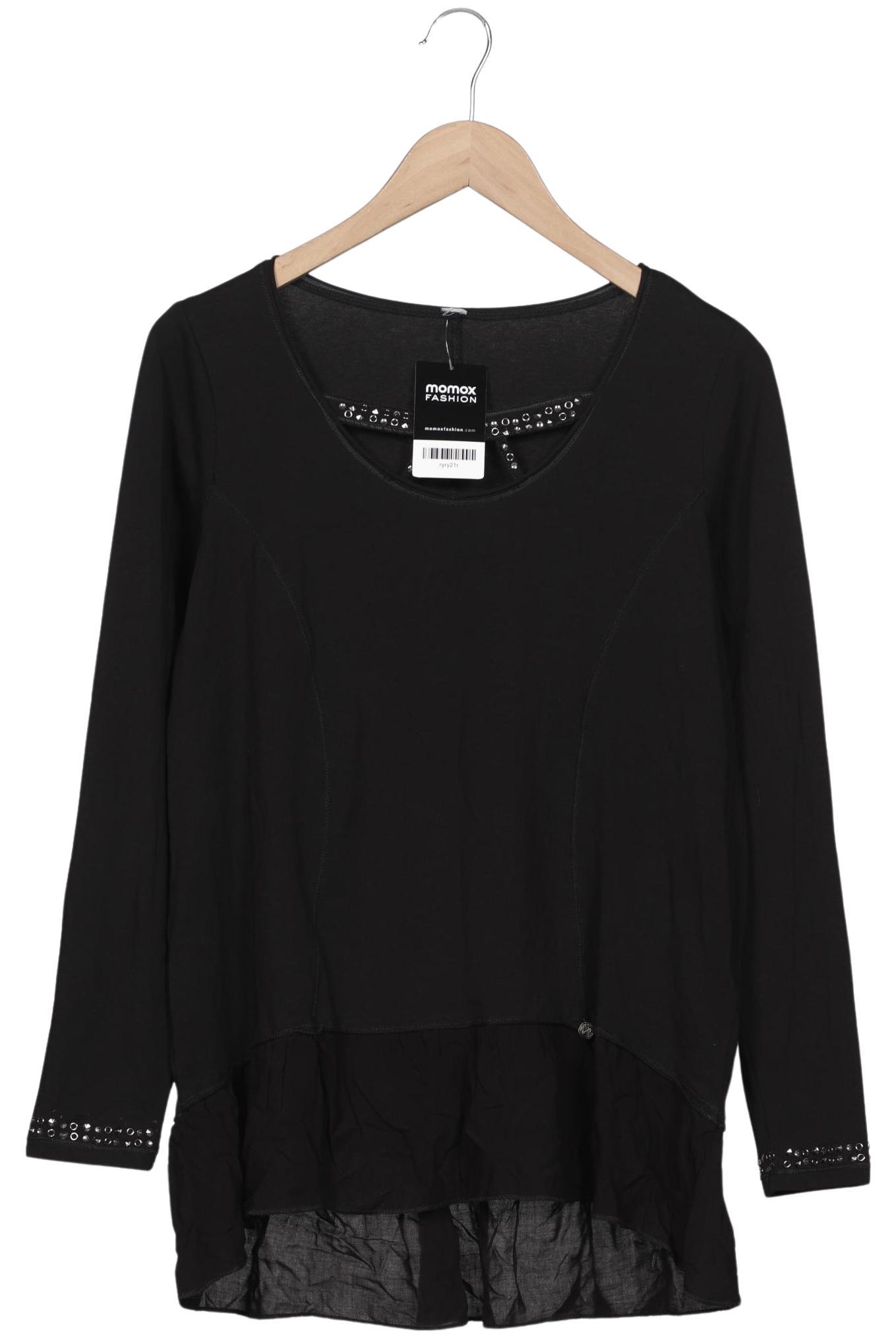 

tredy Damen Langarmshirt, schwarz, Gr. 38