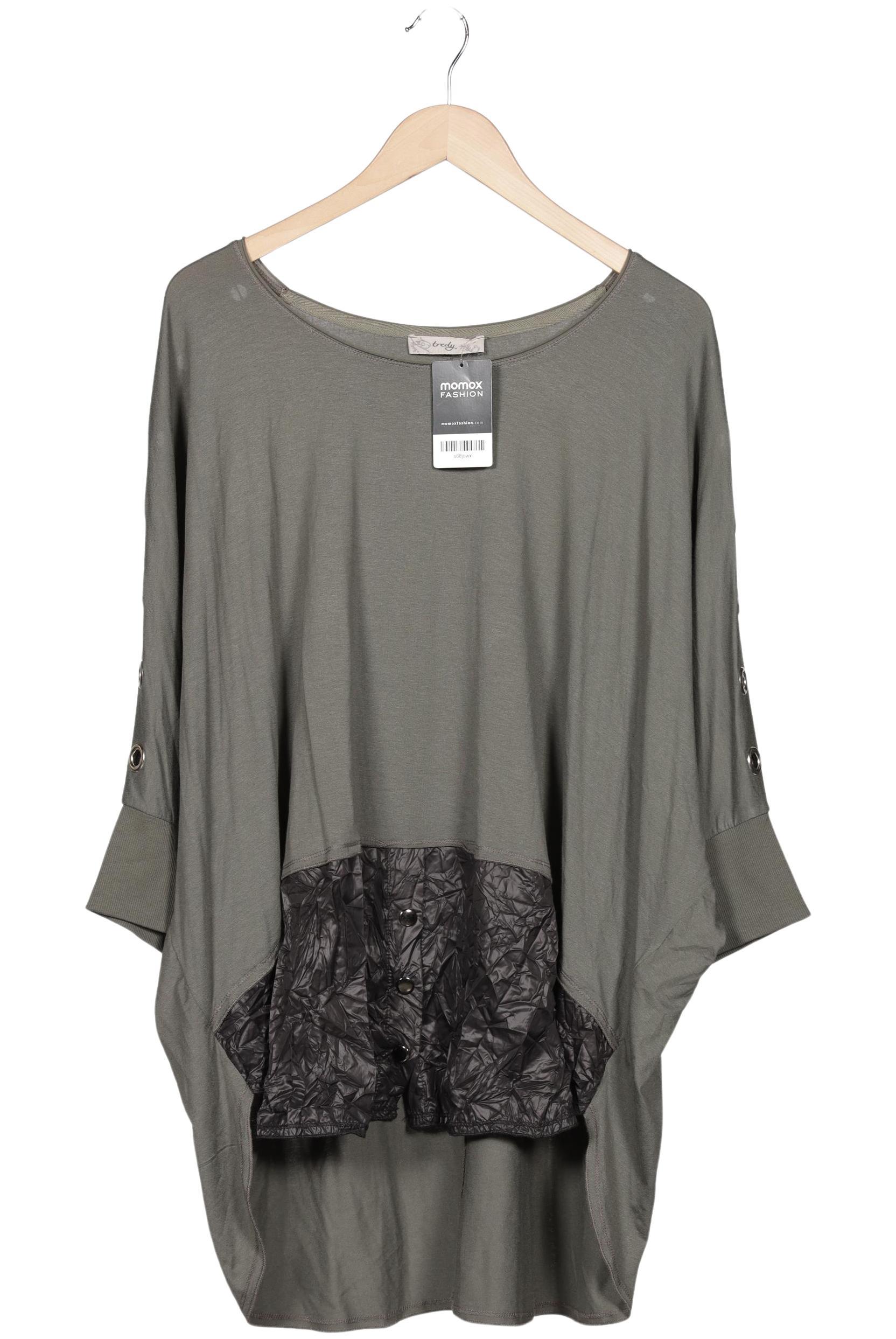 

tredy Damen Langarmshirt, grün, Gr. 48