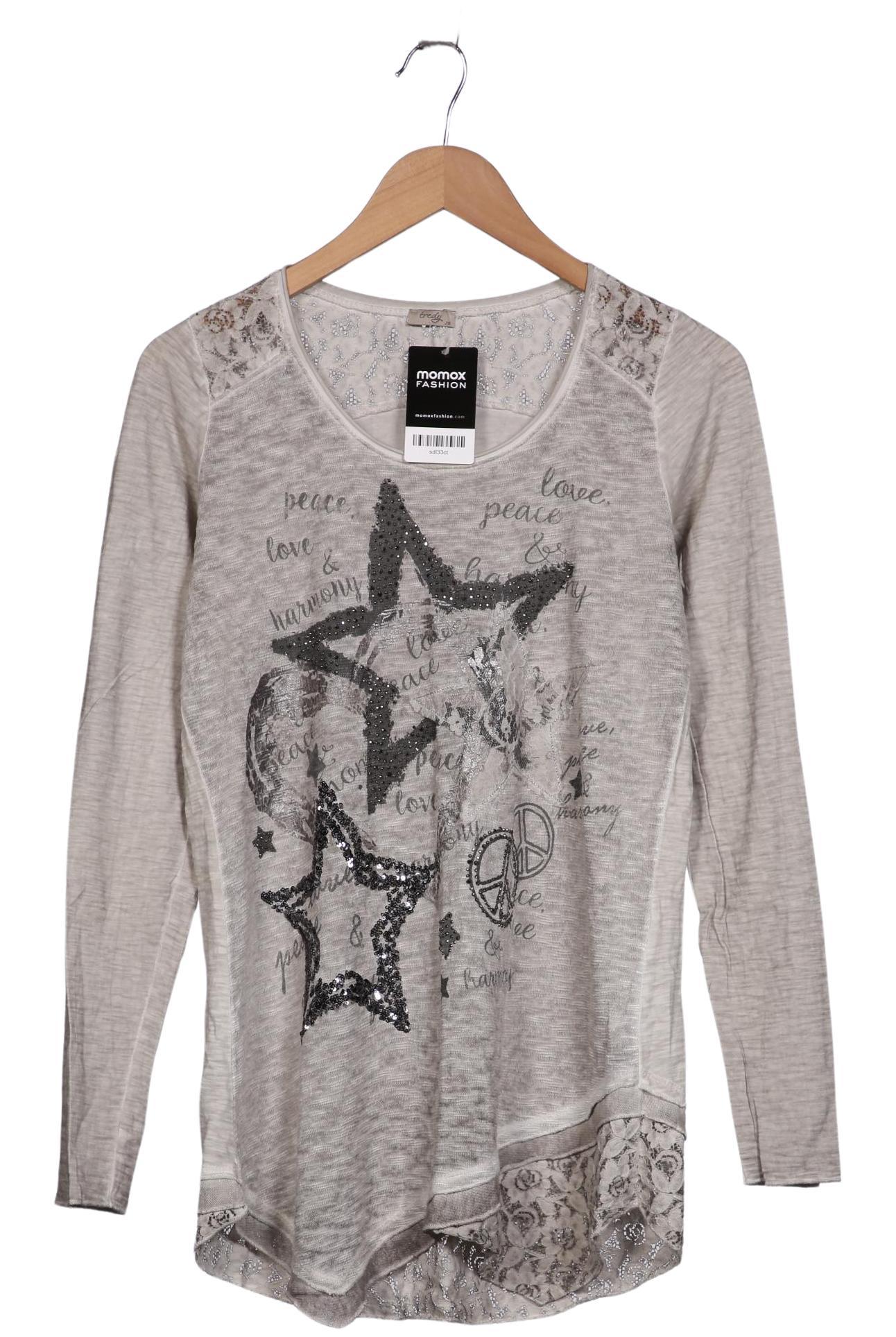 

tredy Damen Langarmshirt, grau, Gr. 36