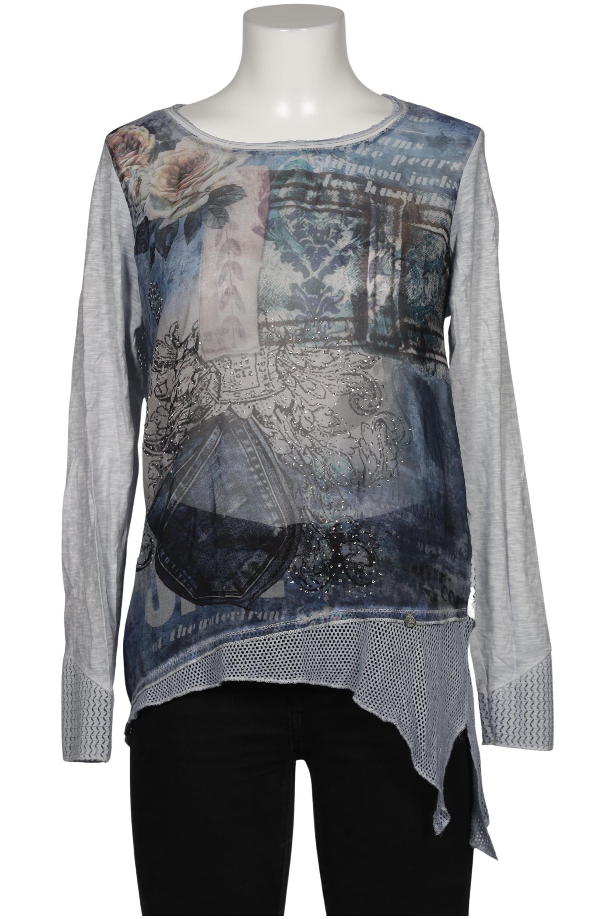 

tredy Damen Langarmshirt, blau, Gr. 40