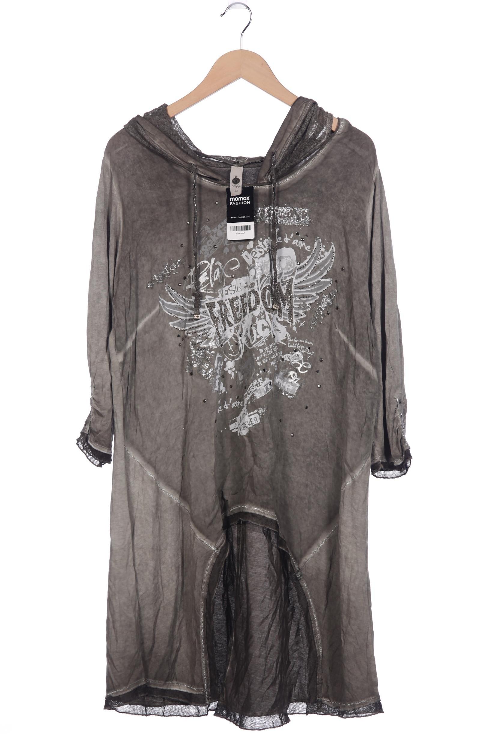 

tredy Damen Langarmshirt, grün, Gr. 48