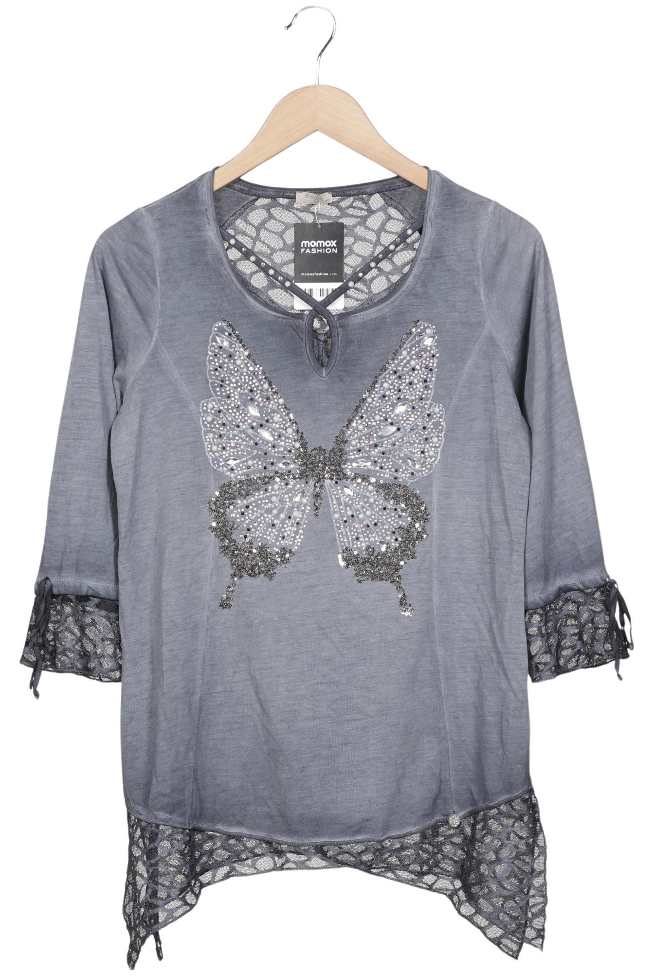 

tredy Damen Langarmshirt, grau, Gr. 36