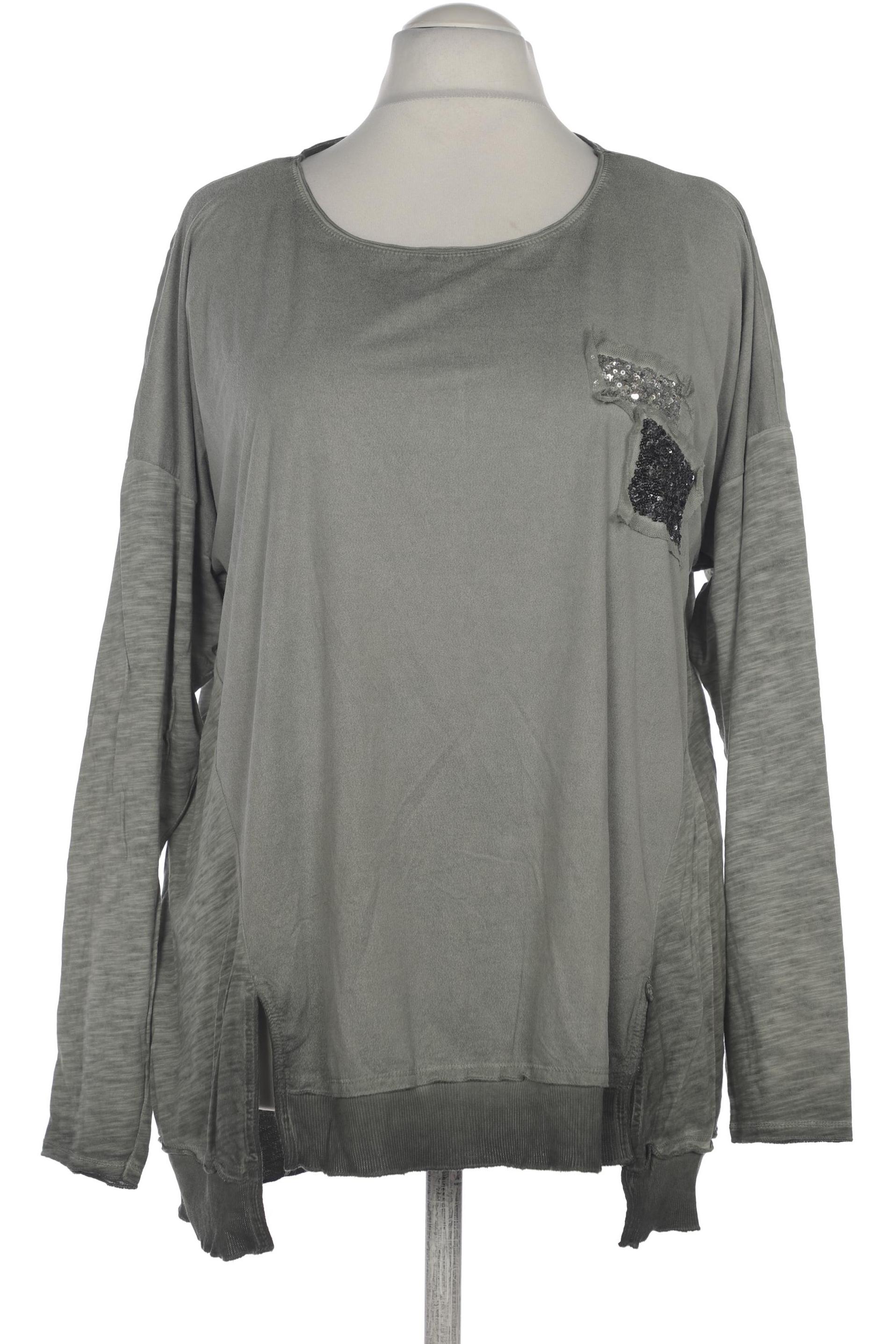 

tredy Damen Langarmshirt, grün, Gr. 52