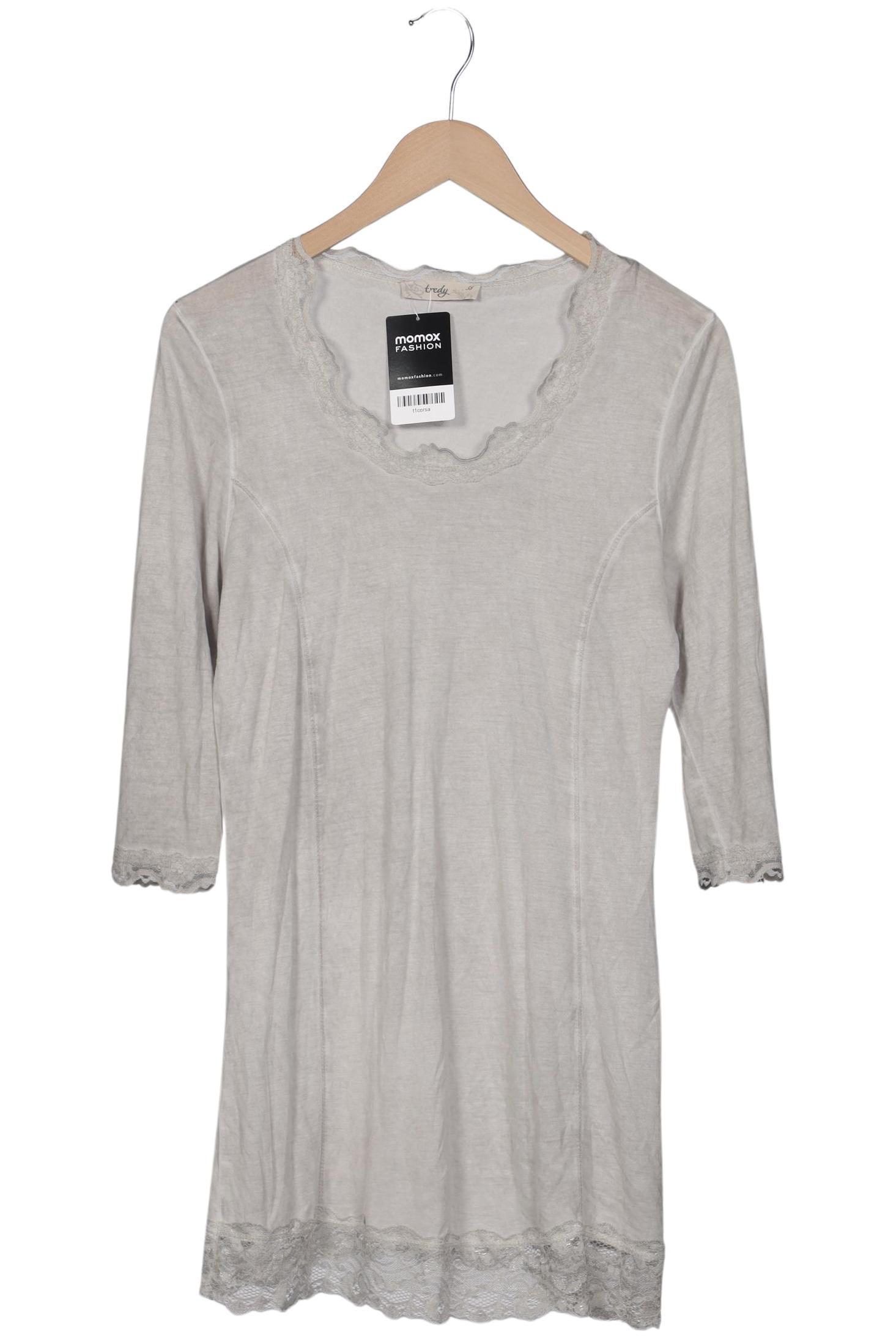 

tredy Damen Langarmshirt, grau, Gr. 38