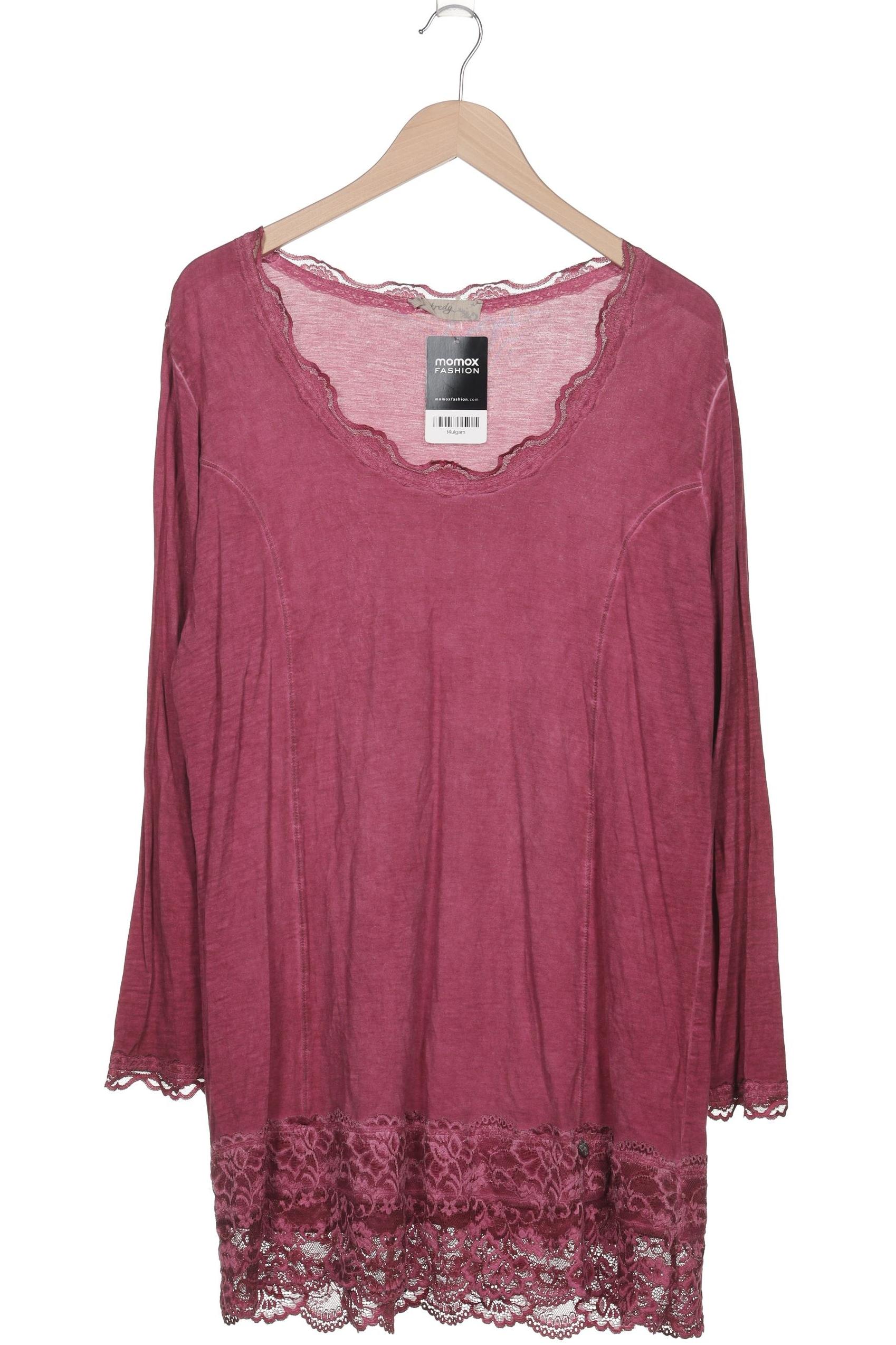 

tredy Damen Langarmshirt, bordeaux, Gr. 48
