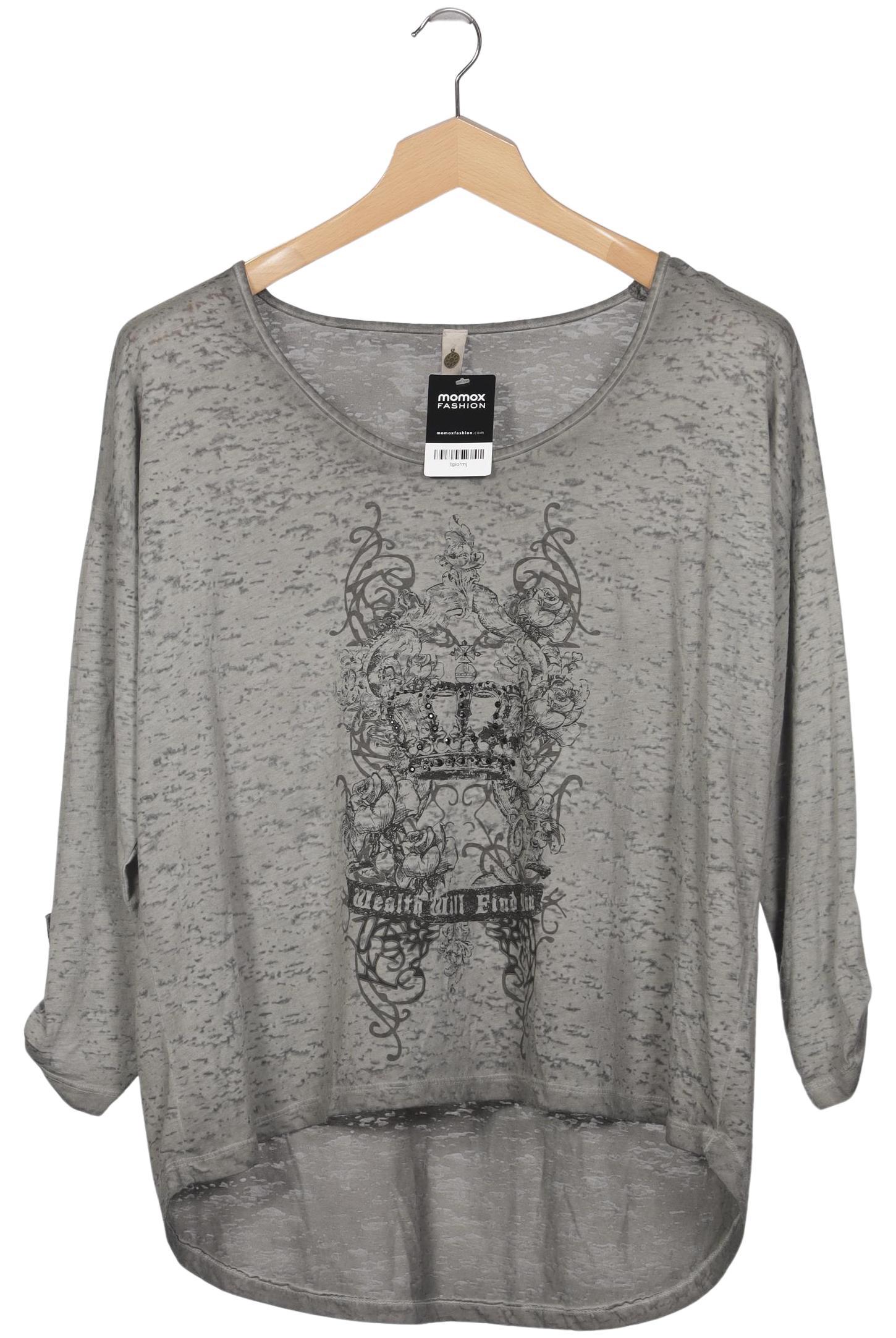 

tredy Damen Langarmshirt, grau, Gr. 46