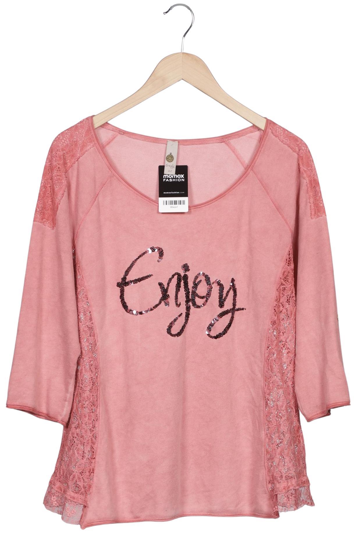

tredy Damen Langarmshirt, pink, Gr. 42