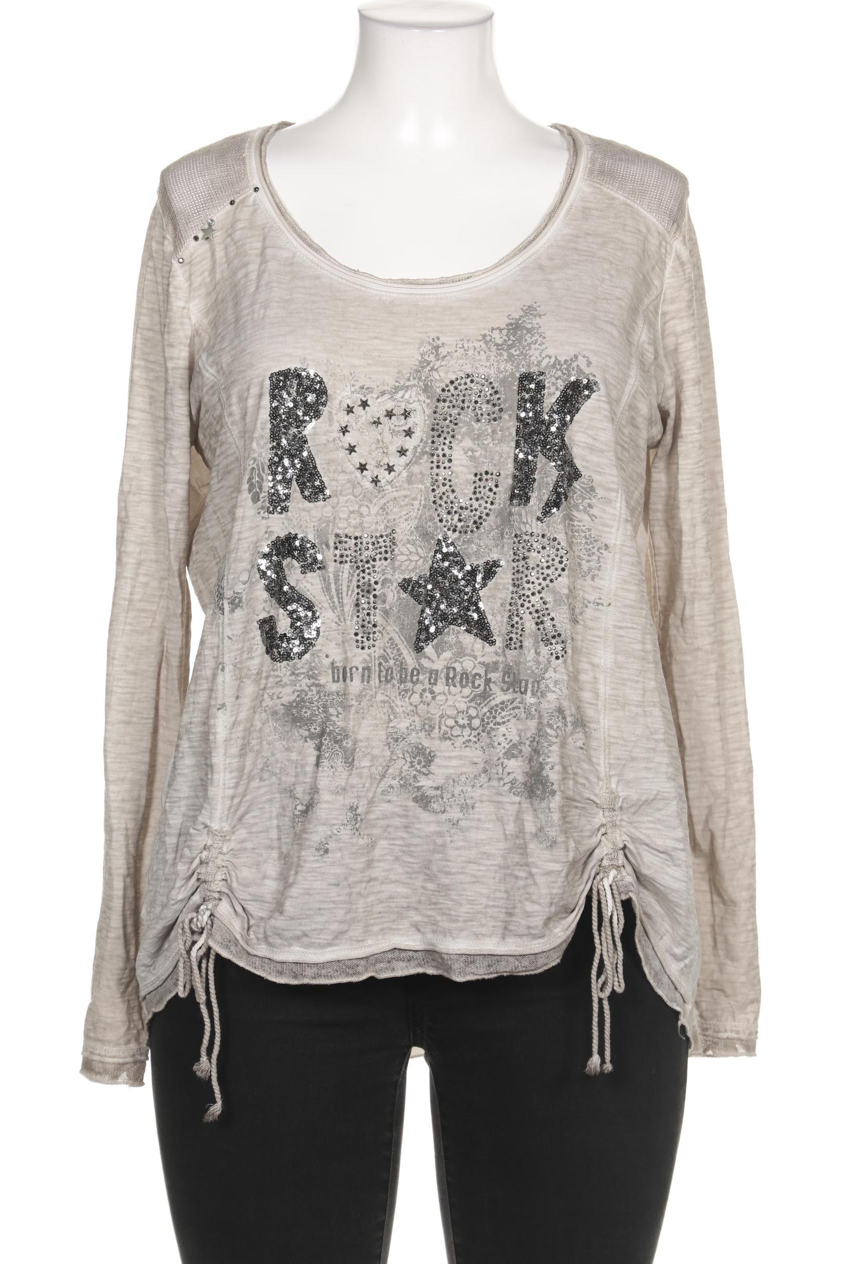 

tredy Damen Langarmshirt, grau, Gr. 42