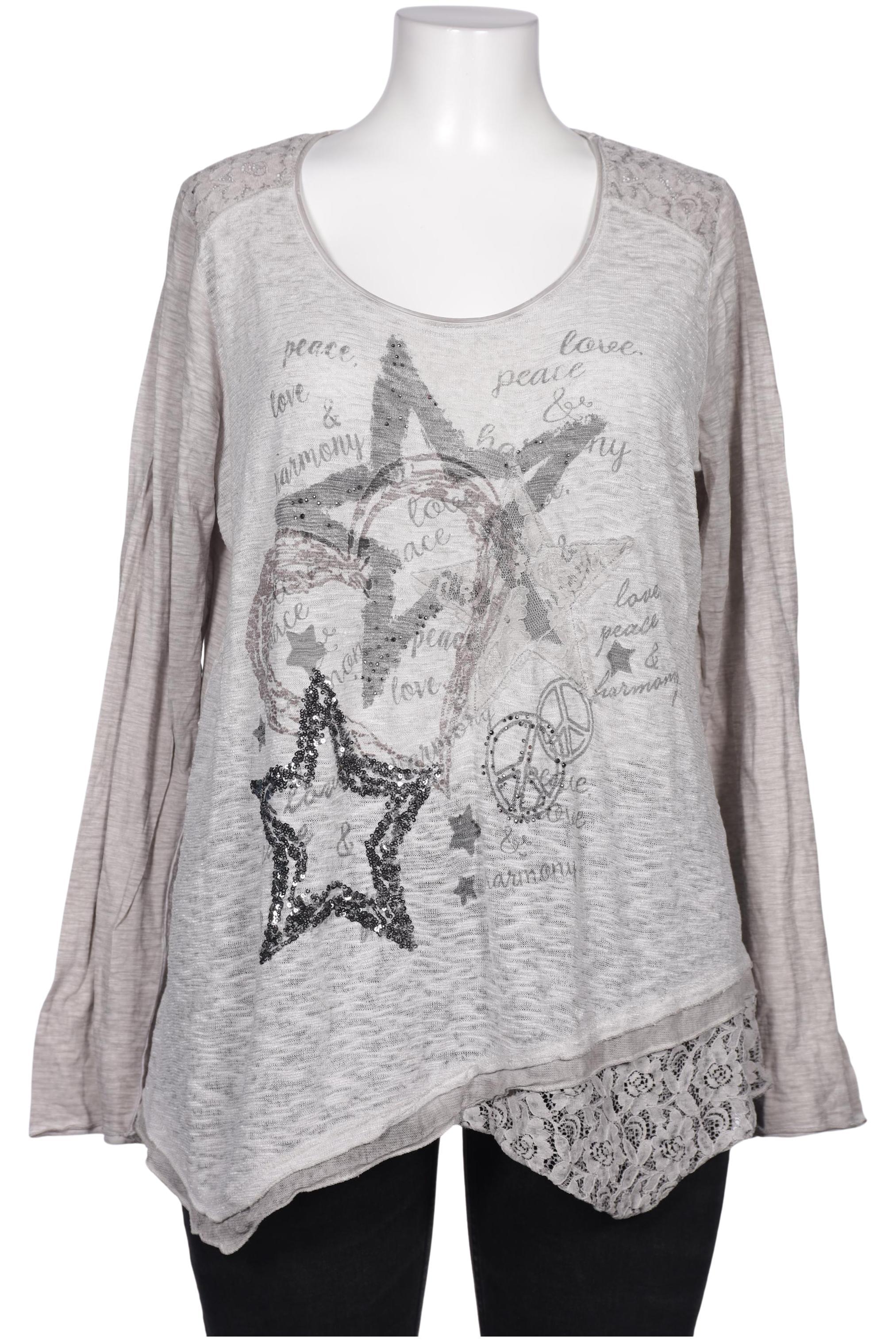 

tredy Damen Langarmshirt, grau, Gr. 46