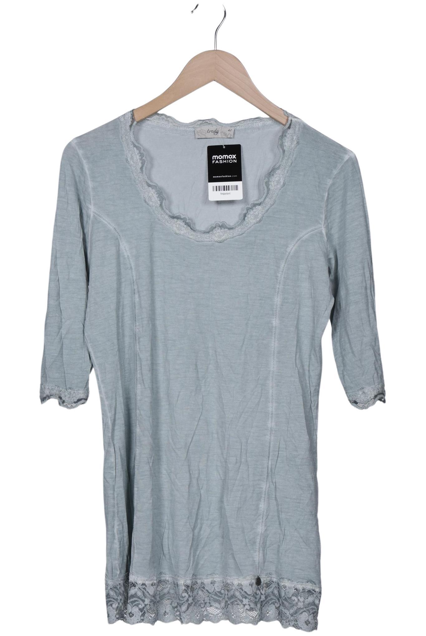 

tredy Damen Langarmshirt, hellblau, Gr. 42