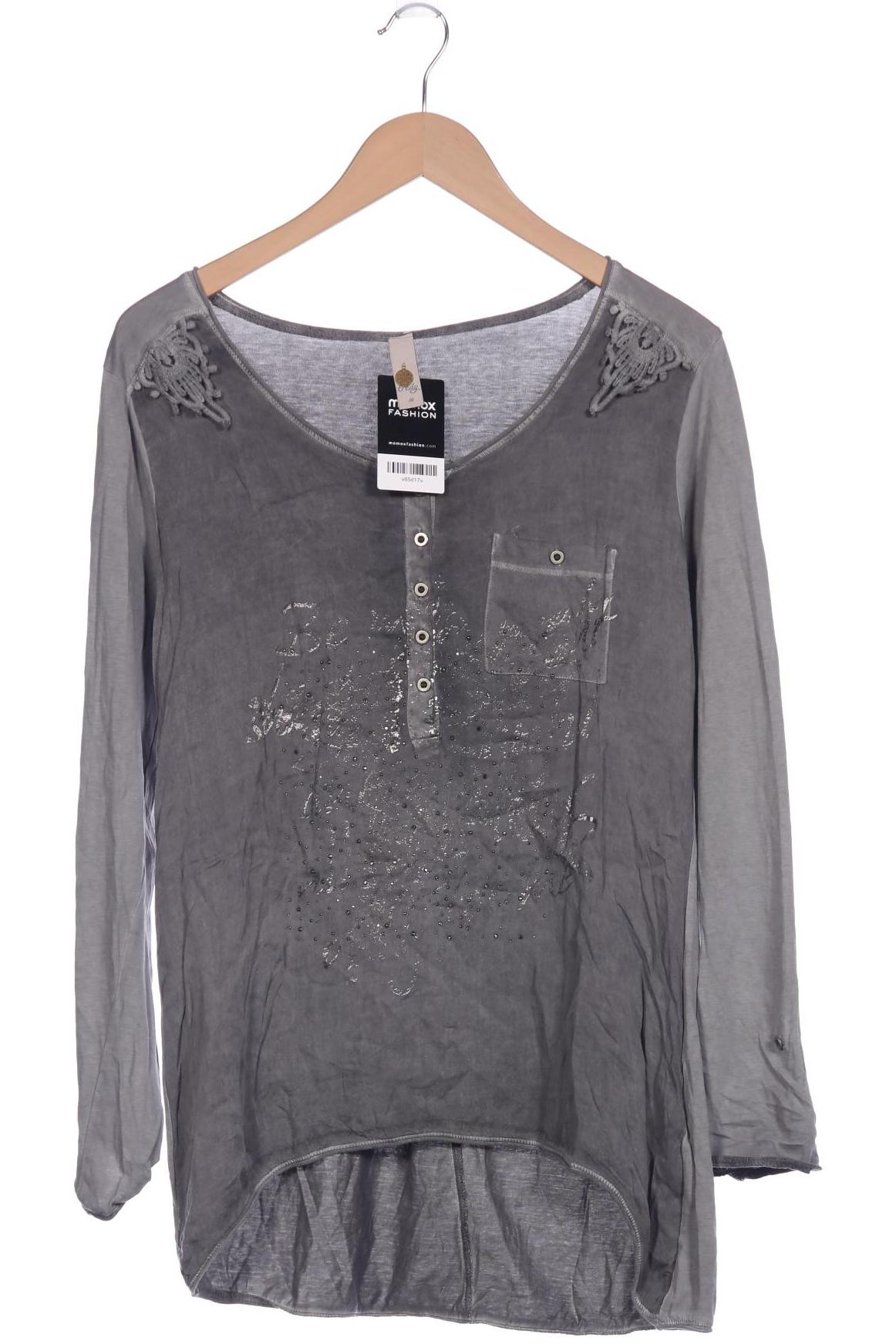 

tredy Damen Langarmshirt, grau, Gr. 38