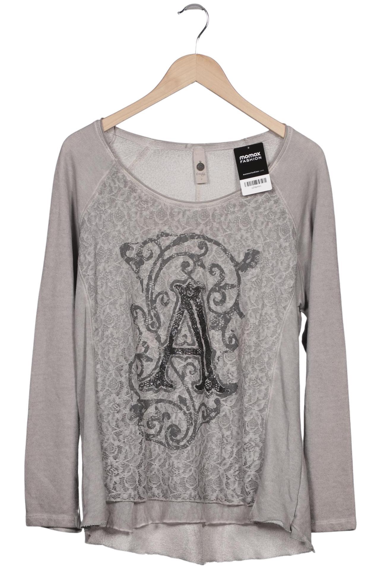 

tredy Damen Langarmshirt, grau, Gr. 44