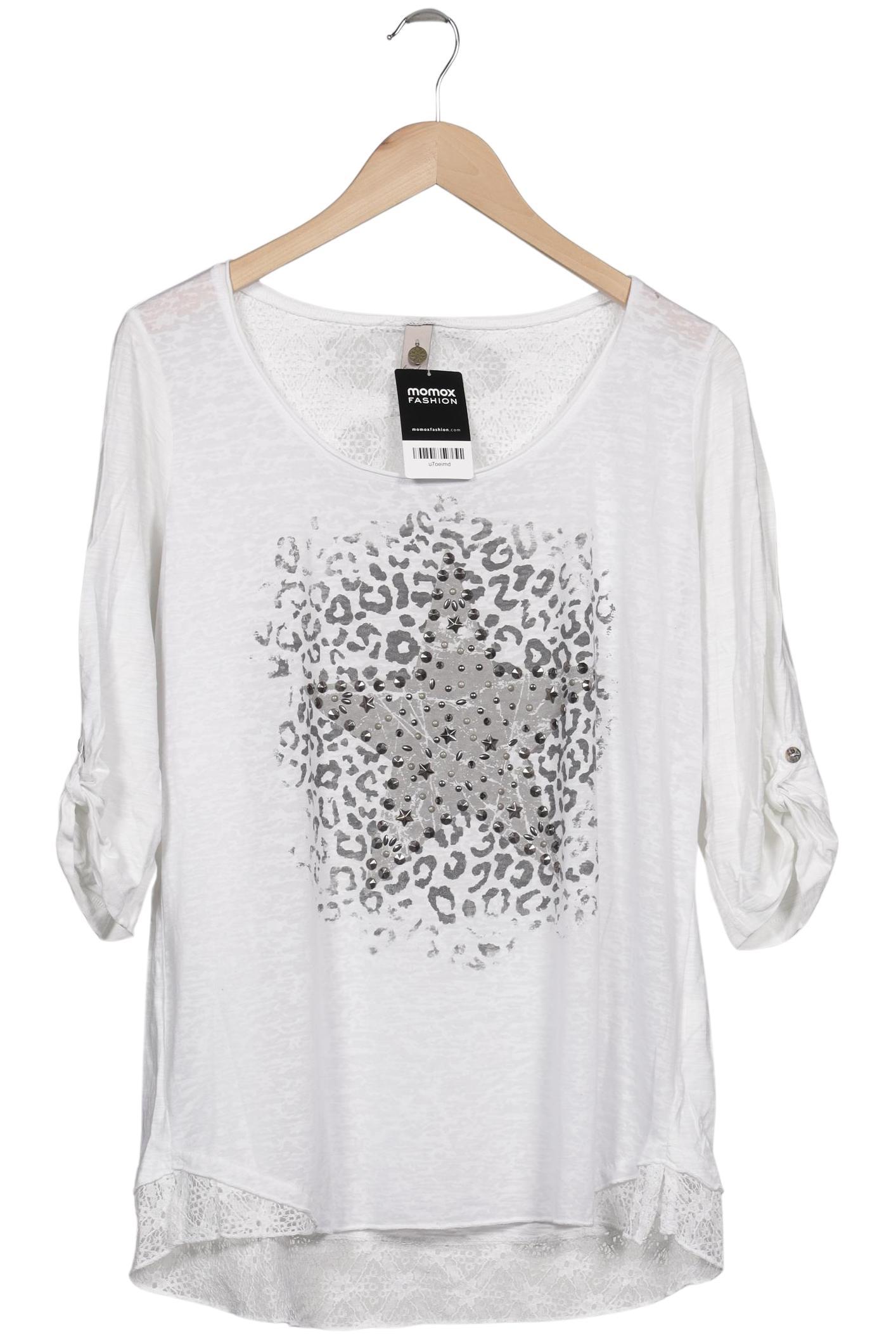 

tredy Damen Langarmshirt, weiß, Gr. 40
