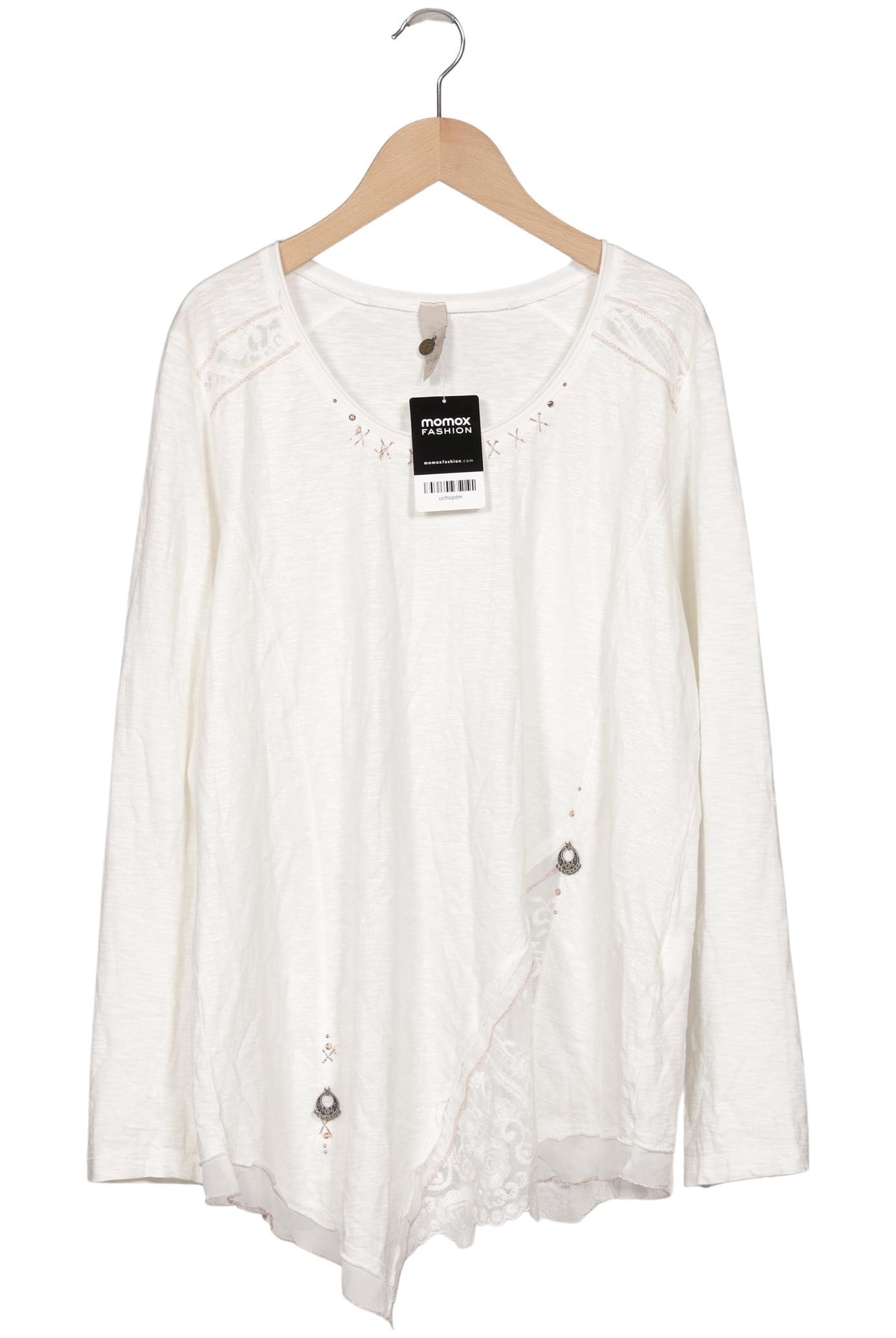 

tredy Damen Langarmshirt, weiß, Gr. 40