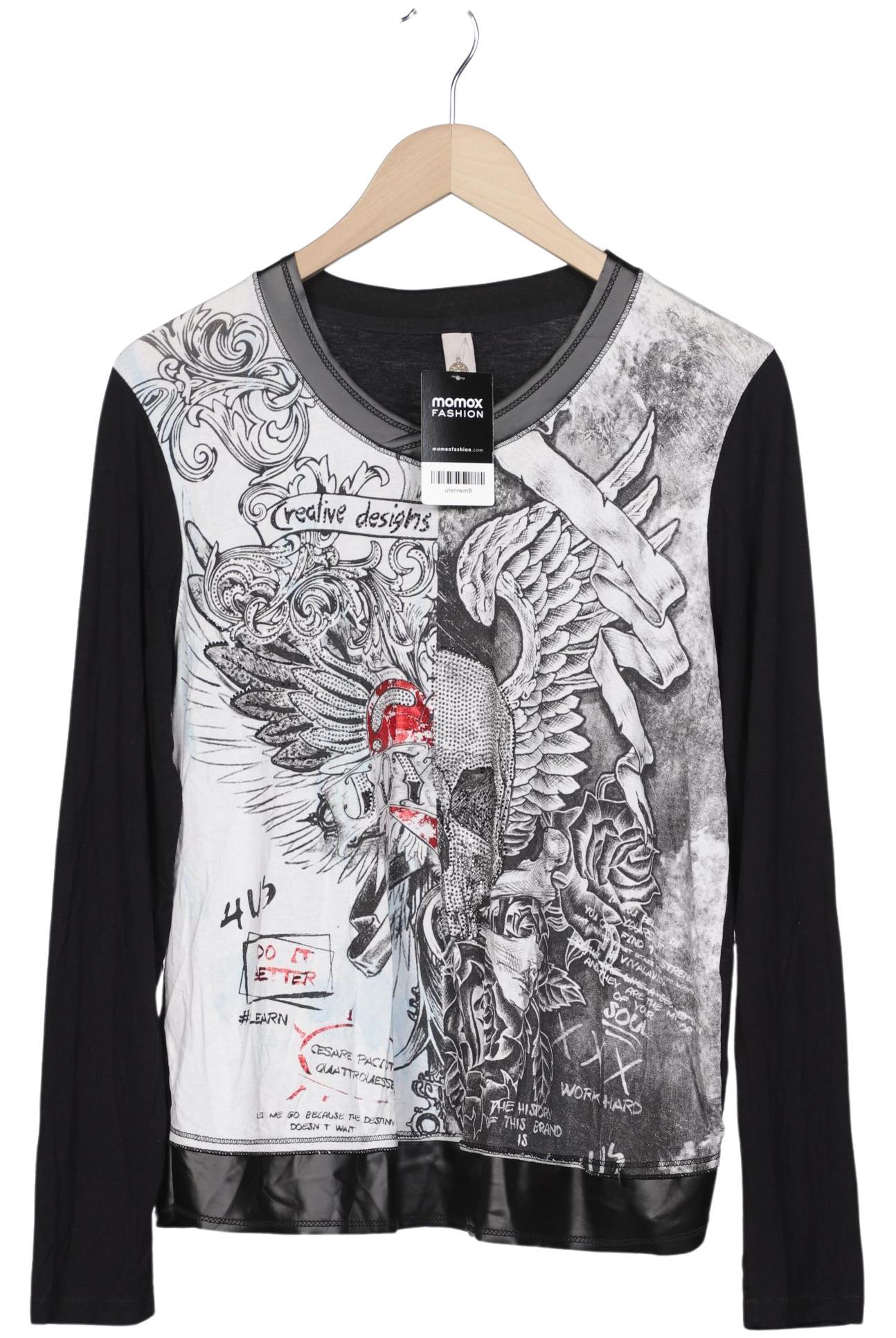 

tredy Damen Langarmshirt, schwarz, Gr. 38